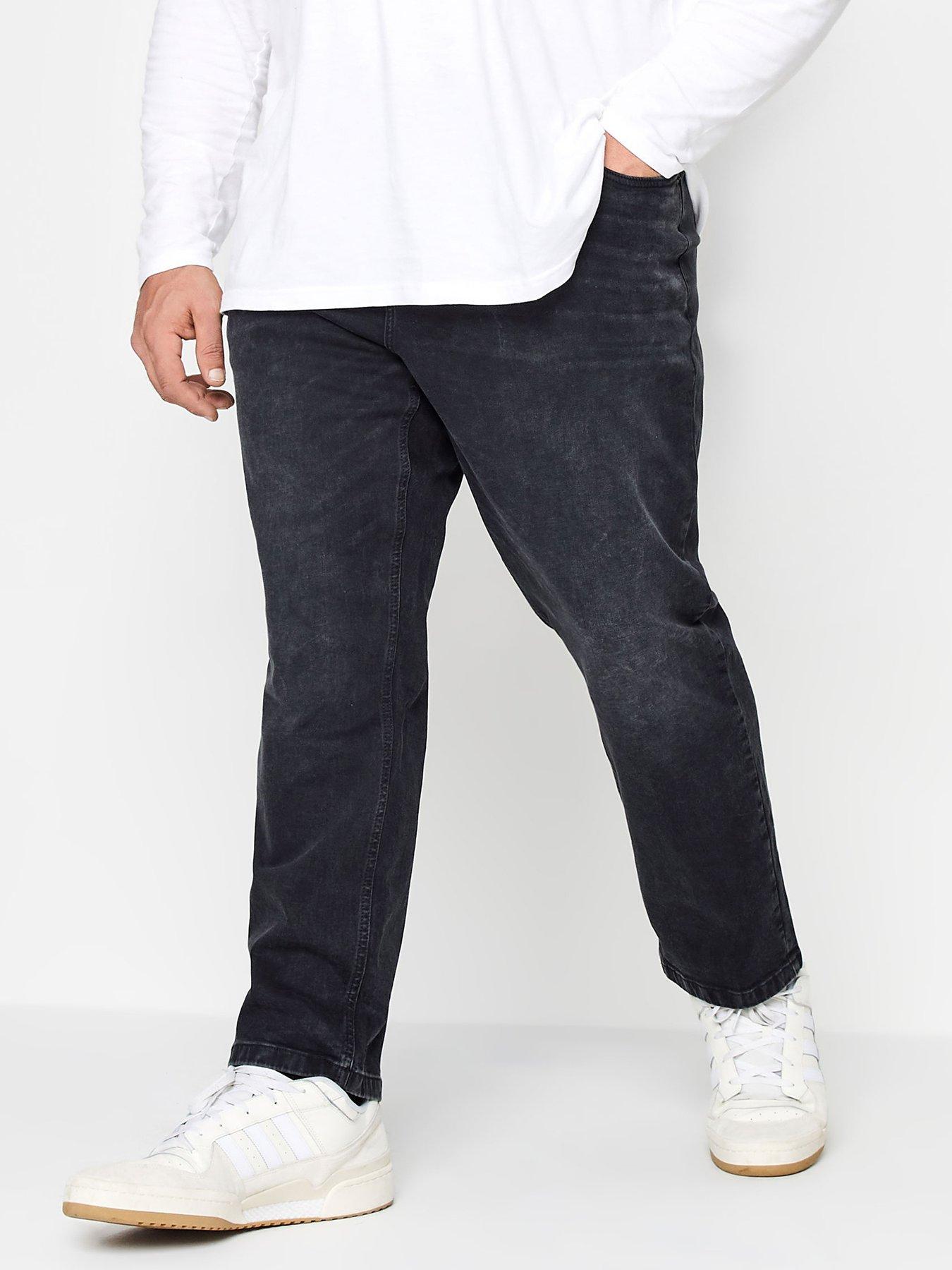 undefined Washed Straight Jean - Black