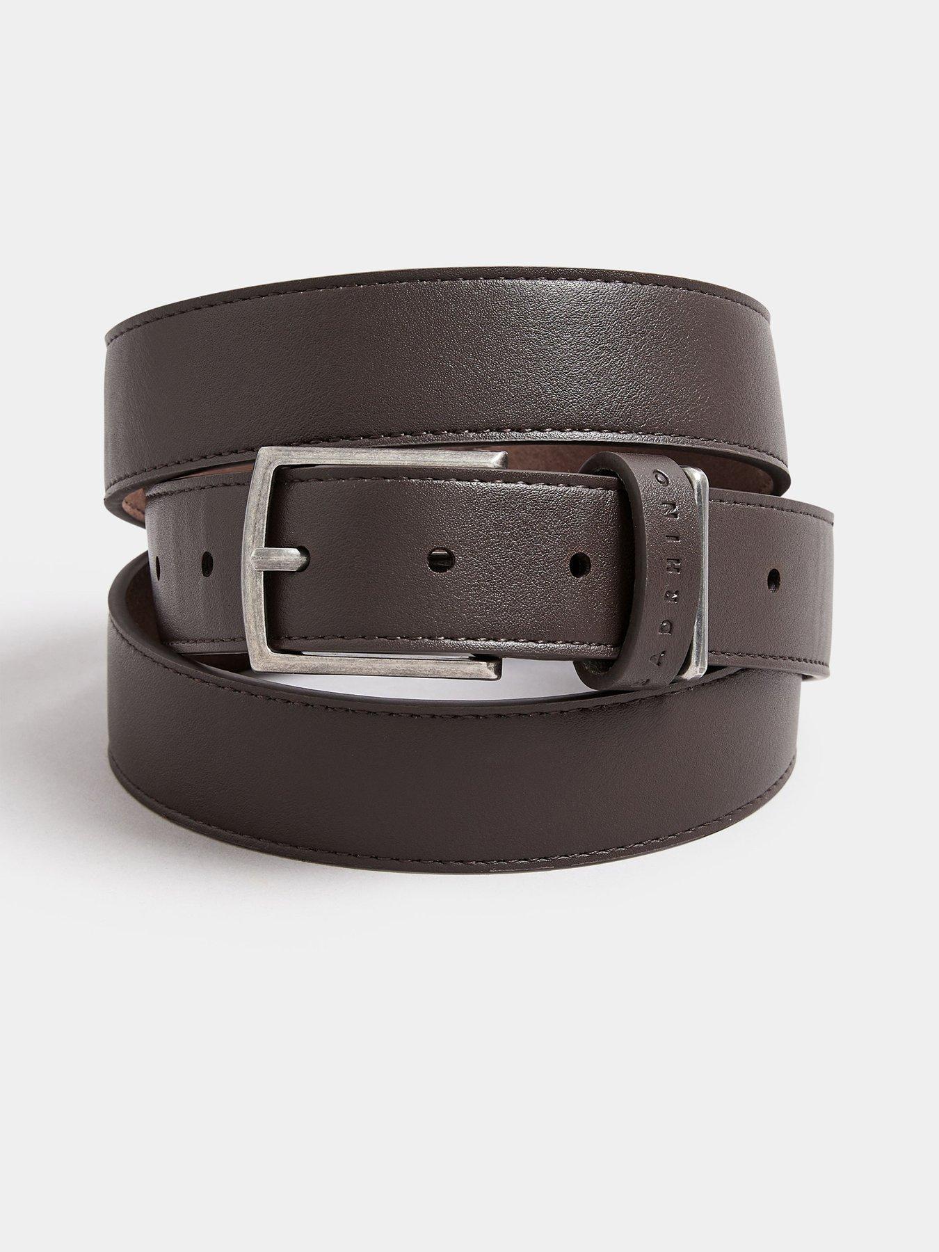 Image 3 of 4 of BadRhino Pu Bonded Leather Belt Brown