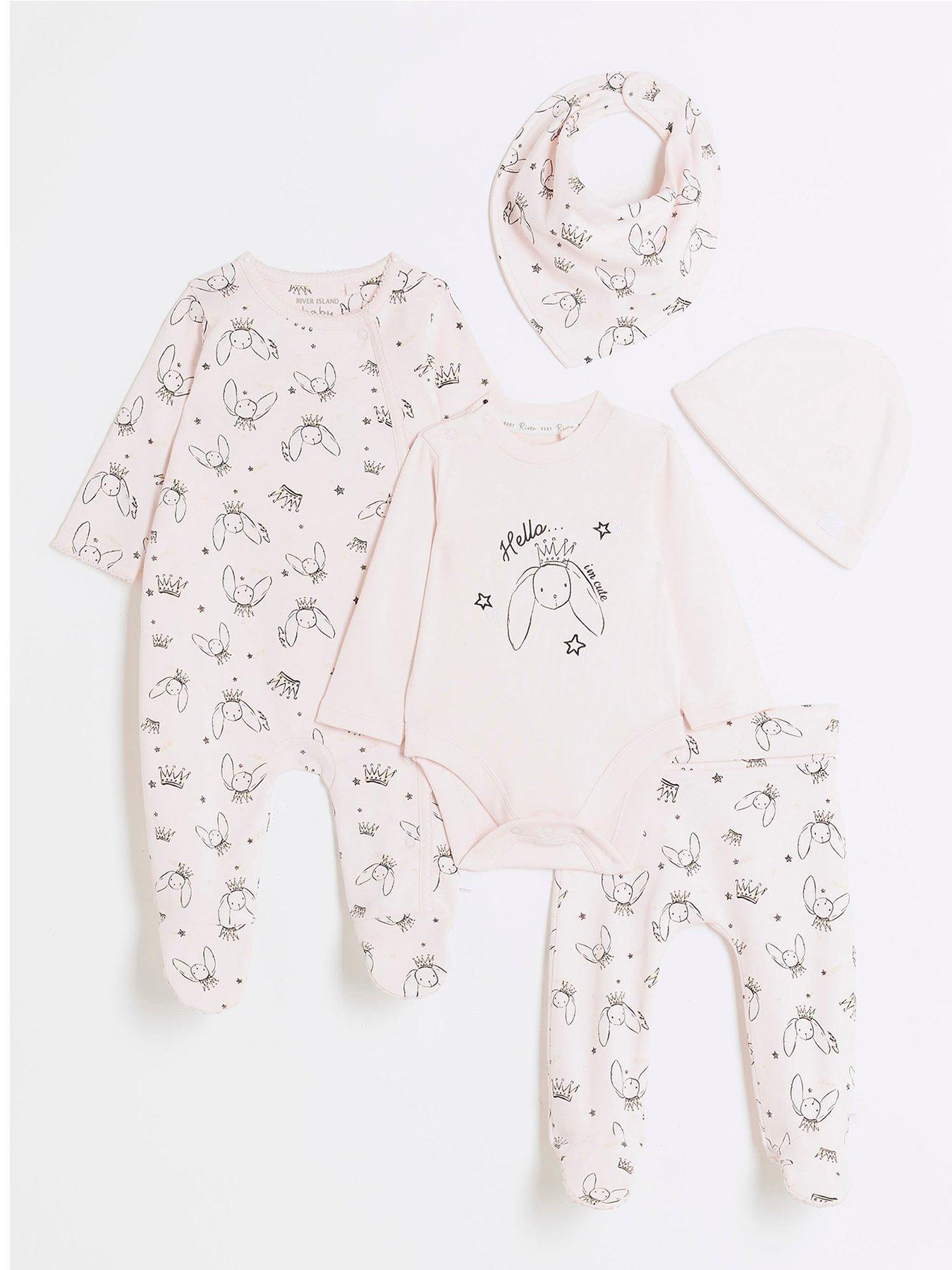 River Island Baby Baby Girls Newborn Set 5 Pack - Pink | Very
