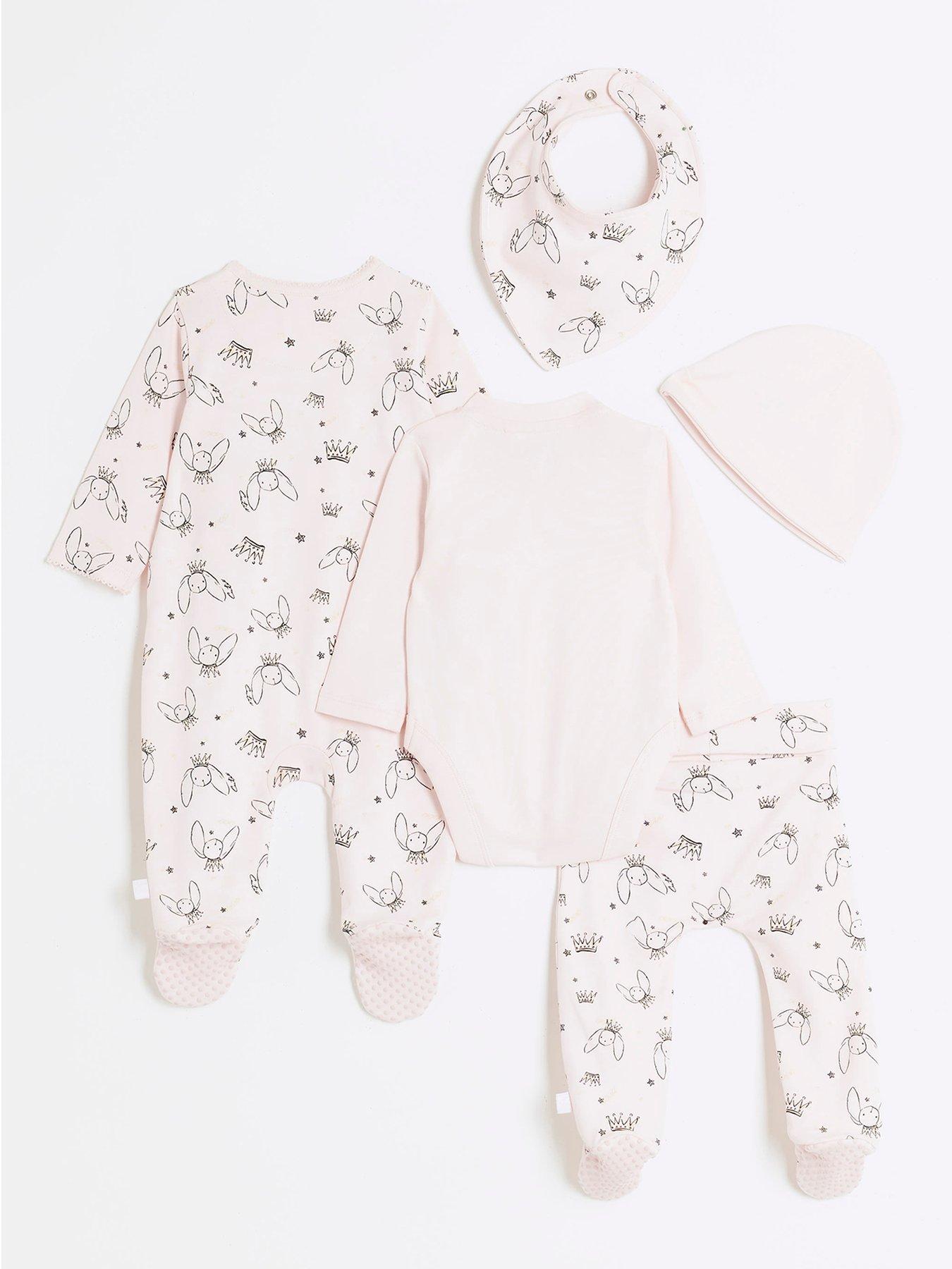 River Island Baby Baby Girls Newborn Set 5 Pack - Pink | Very