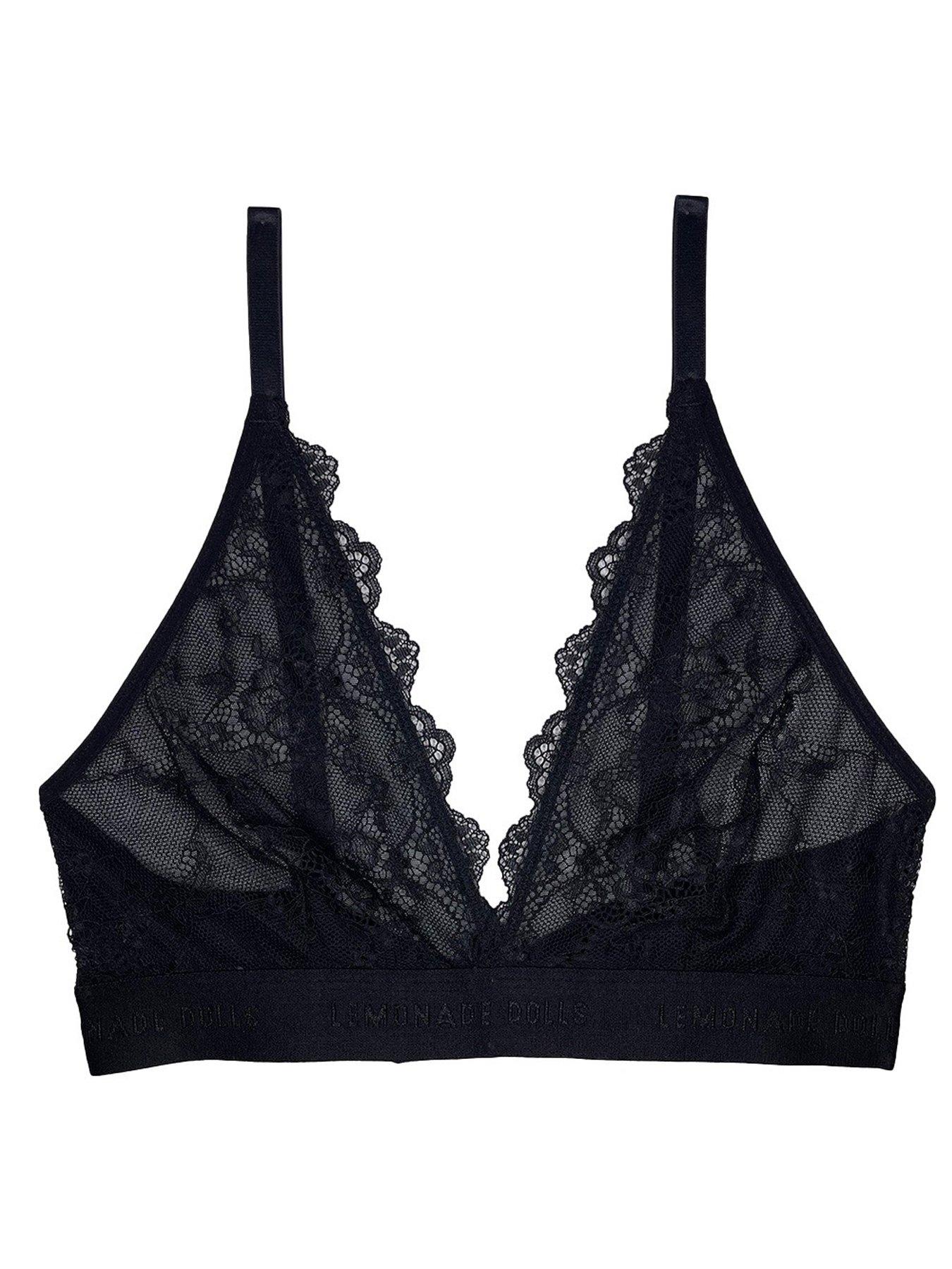 Image 3 of 5 of Lemonade Lace Bralette - Black