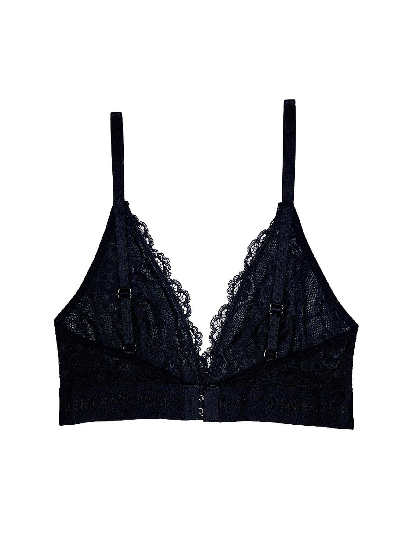 Image 4 of 5 of Lemonade Lace Bralette - Black