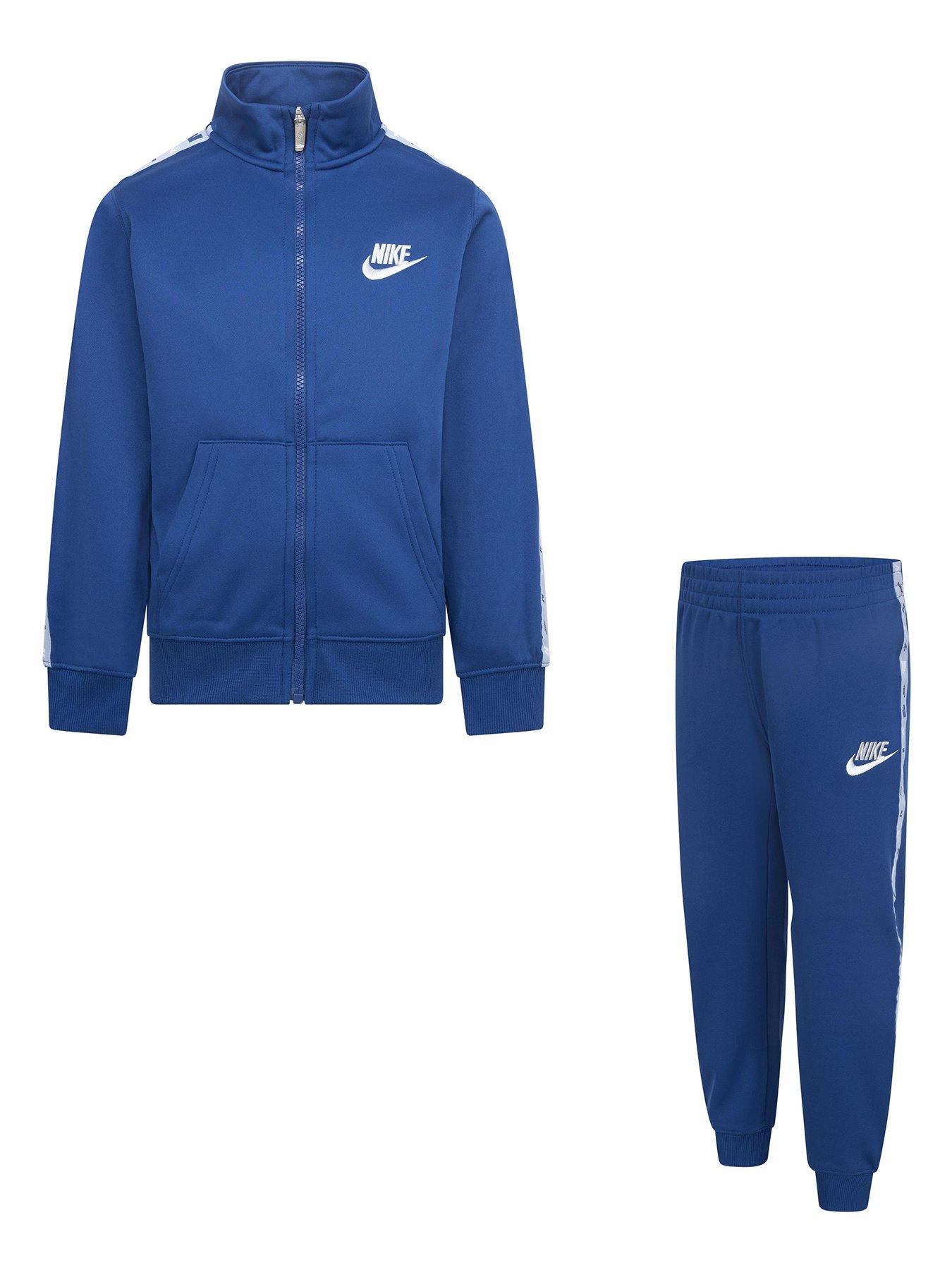 Nike Kids Boys Tricot Tracksuit Blue Very