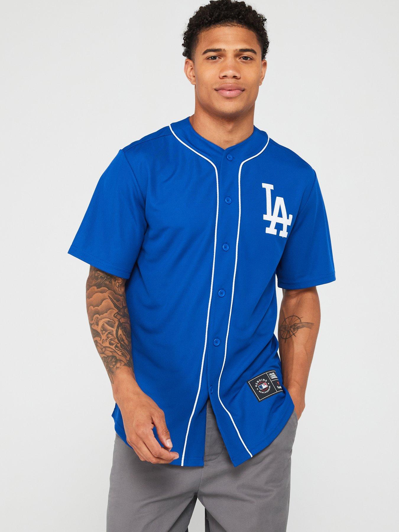 Fanatics Mens Mlb Los Angeles Dodgers Core Foundation Jersey -white, White, Size S, Men