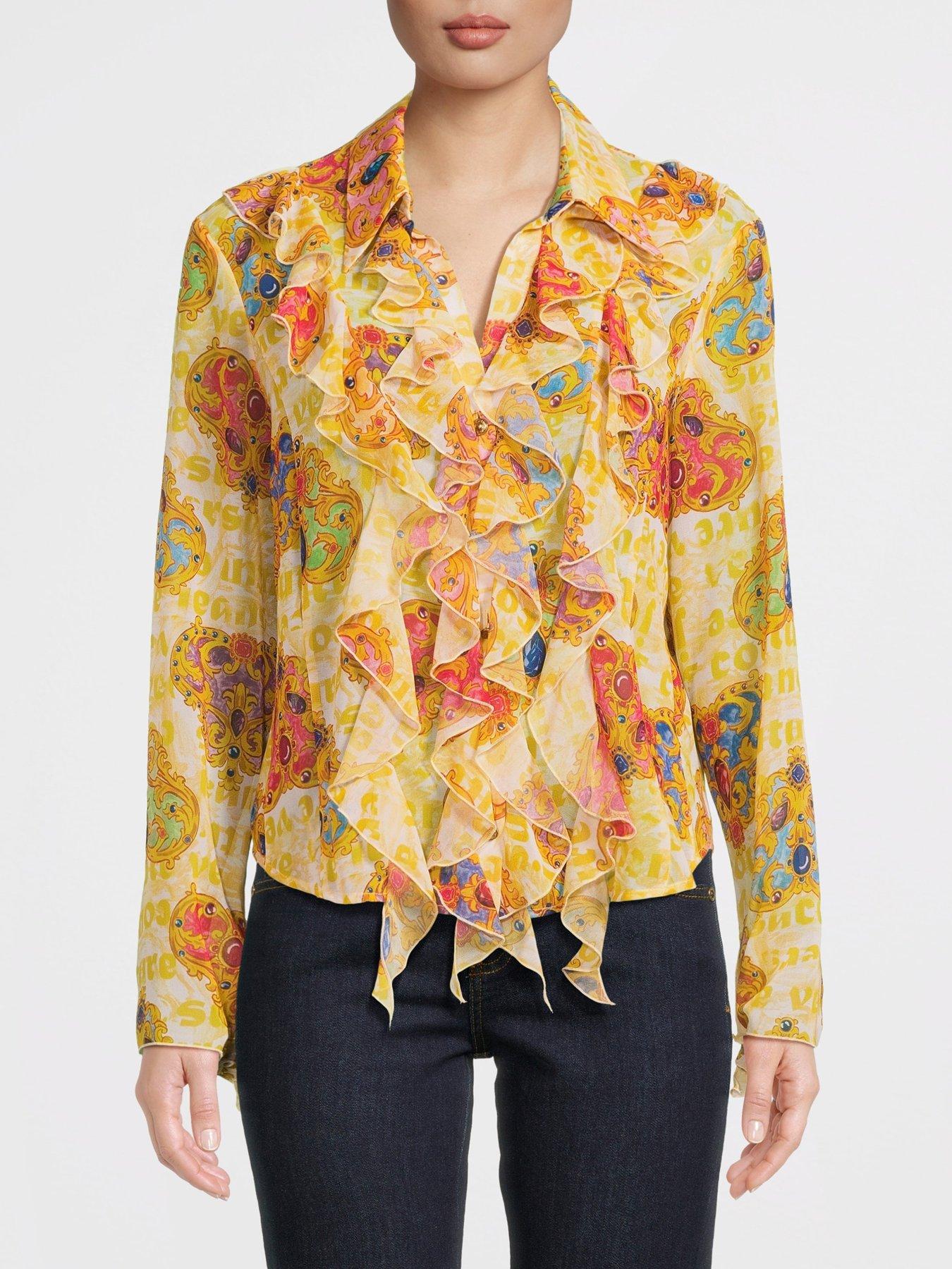 versace-jeans-couture-chiffon-print-shirt