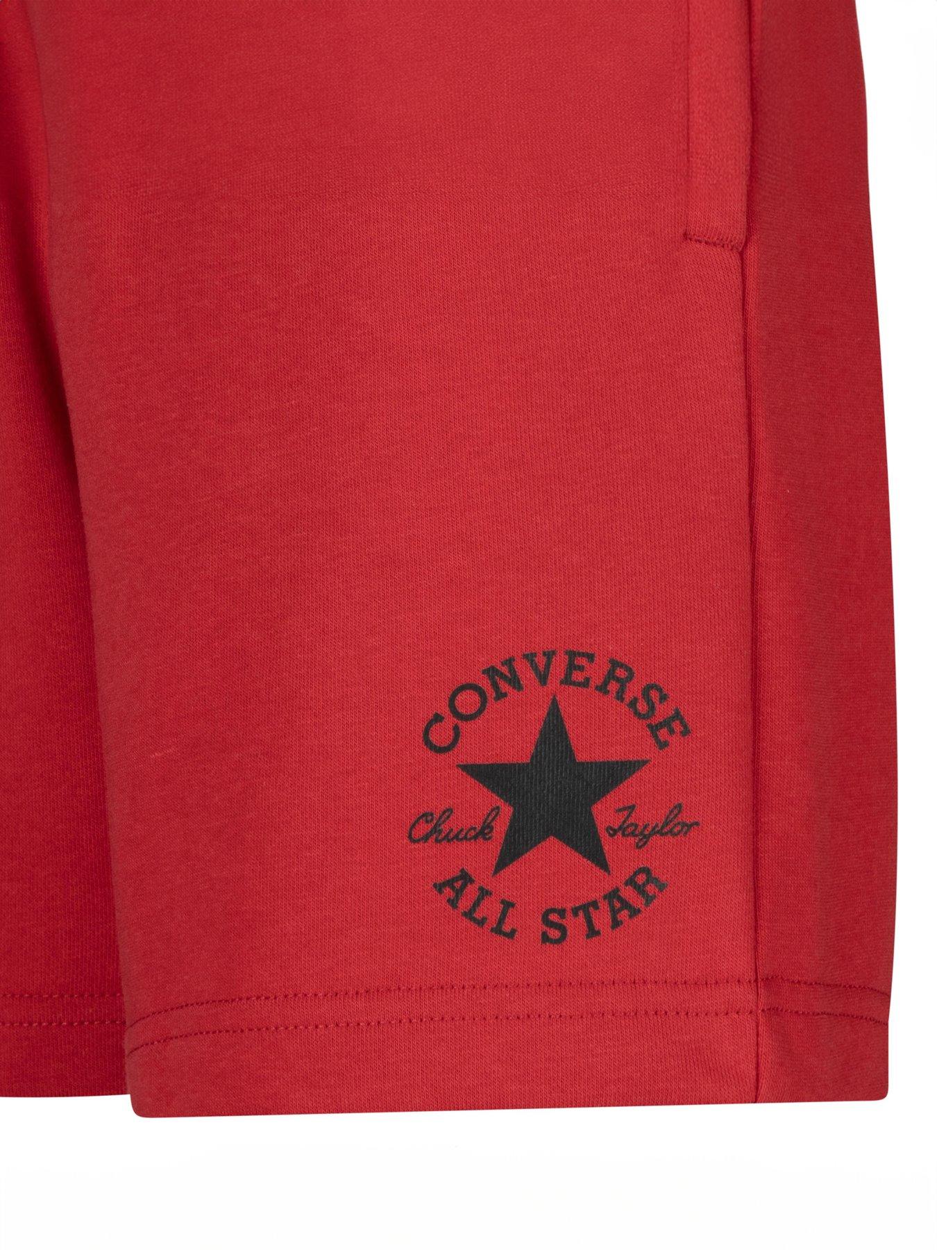 Short red converse online