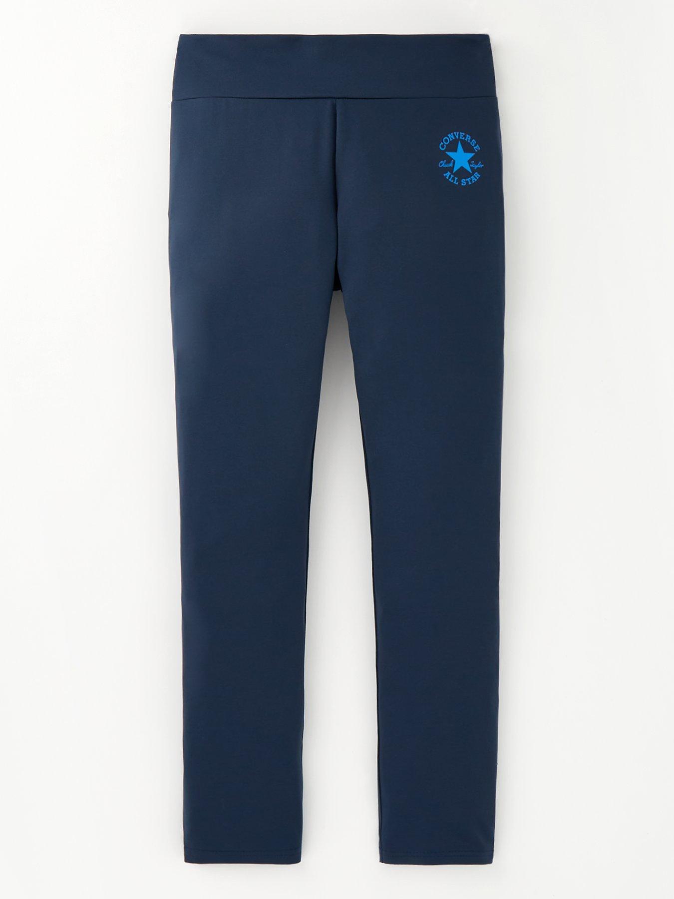 undefined Junior Girls Chuck Patch High Rise Leggings - Navy