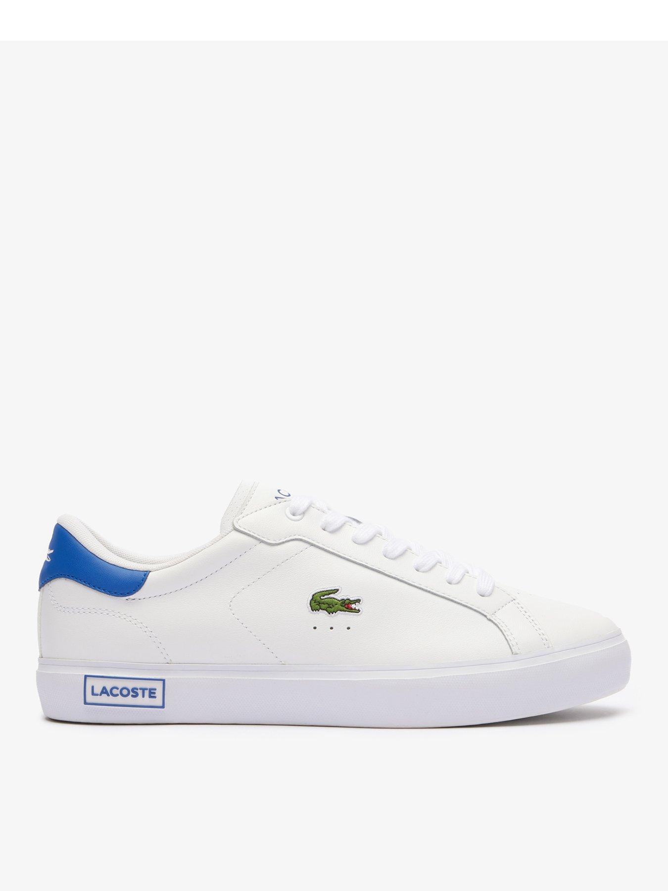 White sneakers clearance for men lacoste