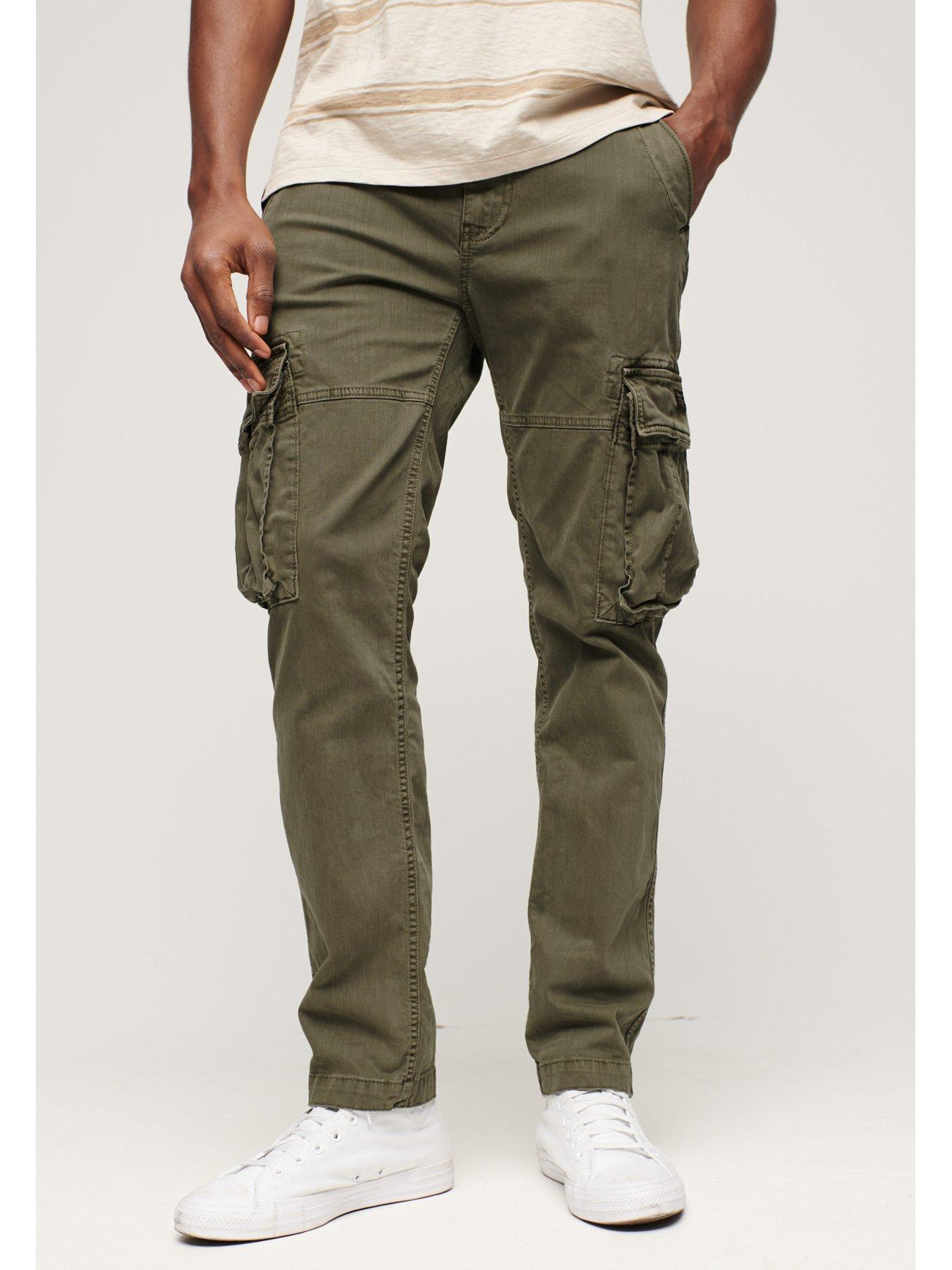 Superdry Core Cargo Trousers - Green | Very.co.uk