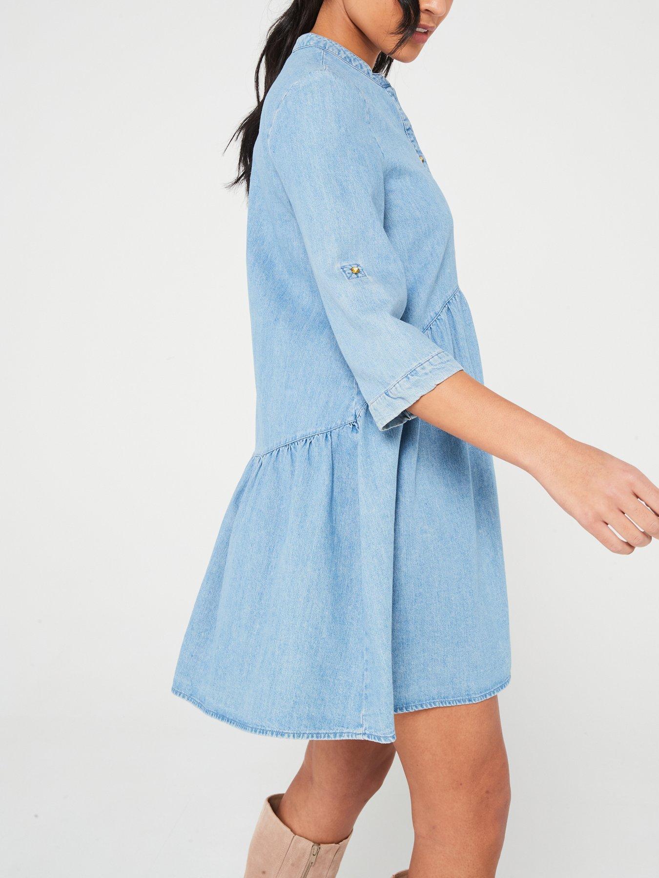 Denim Dress Light Blue