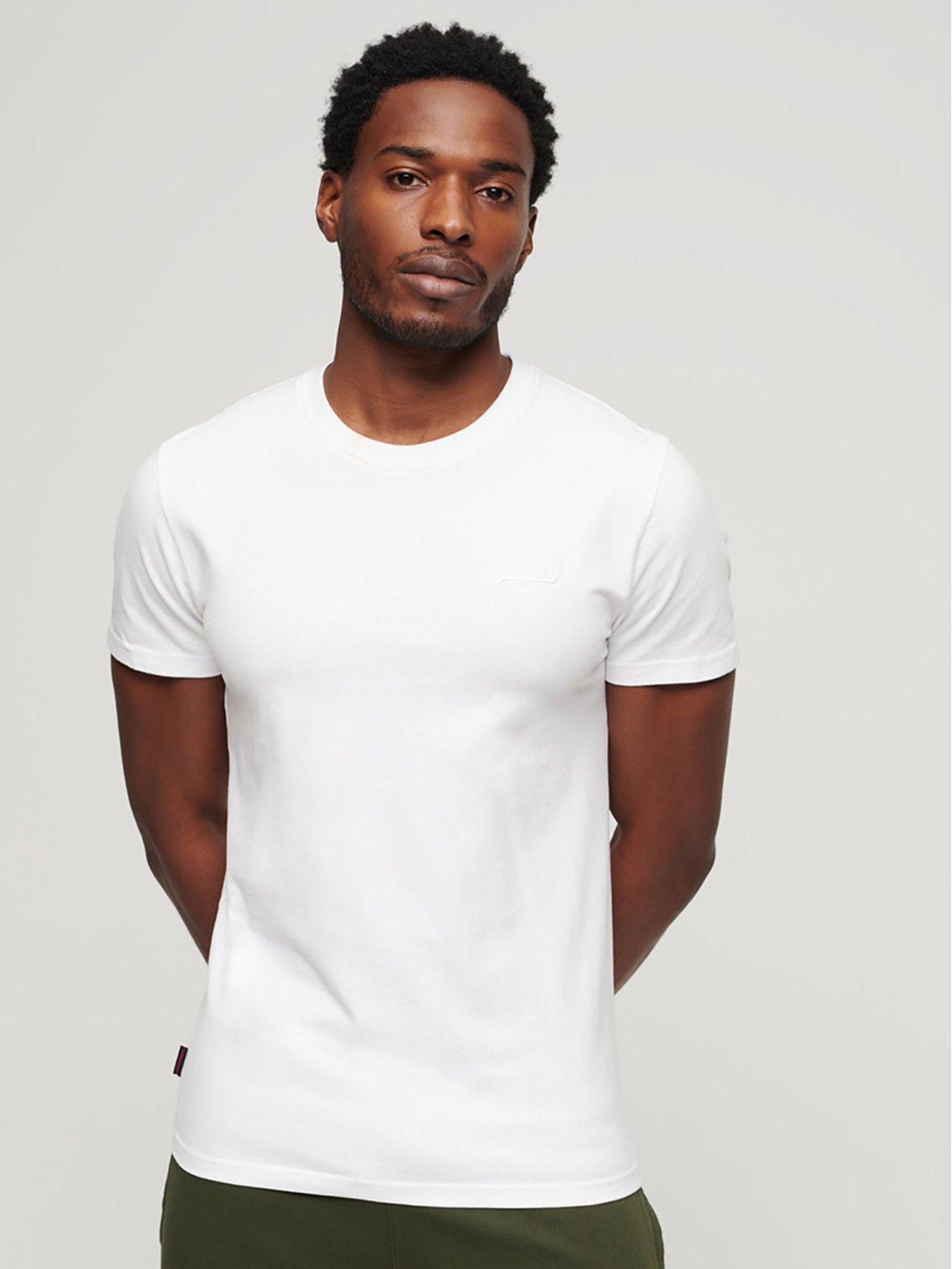 Superdry Vintage Logo Embroidered T-Shirt - White