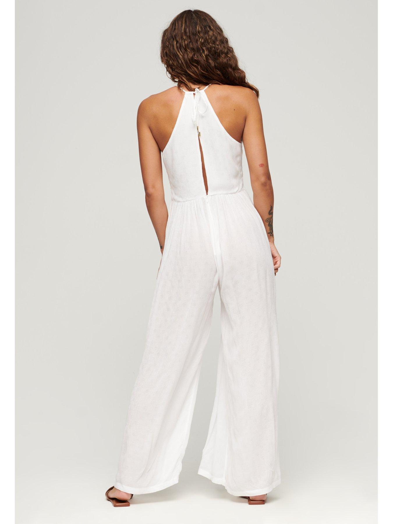 Cheap all white jumpsuit hotsell