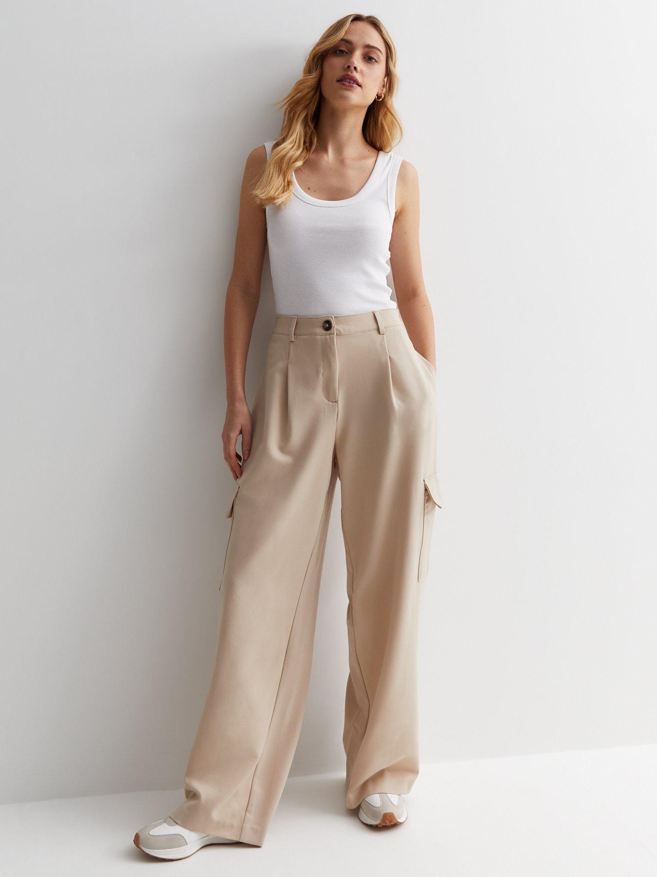 New look split outlet leg trousers