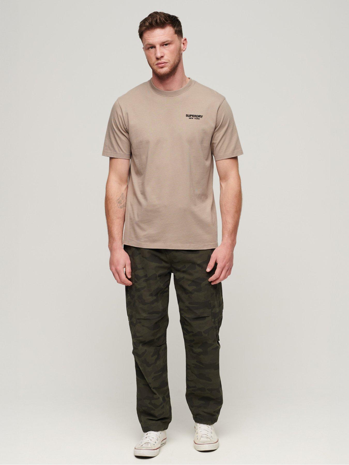 Superdry Luxury Sport Loose T-shirt - Beige