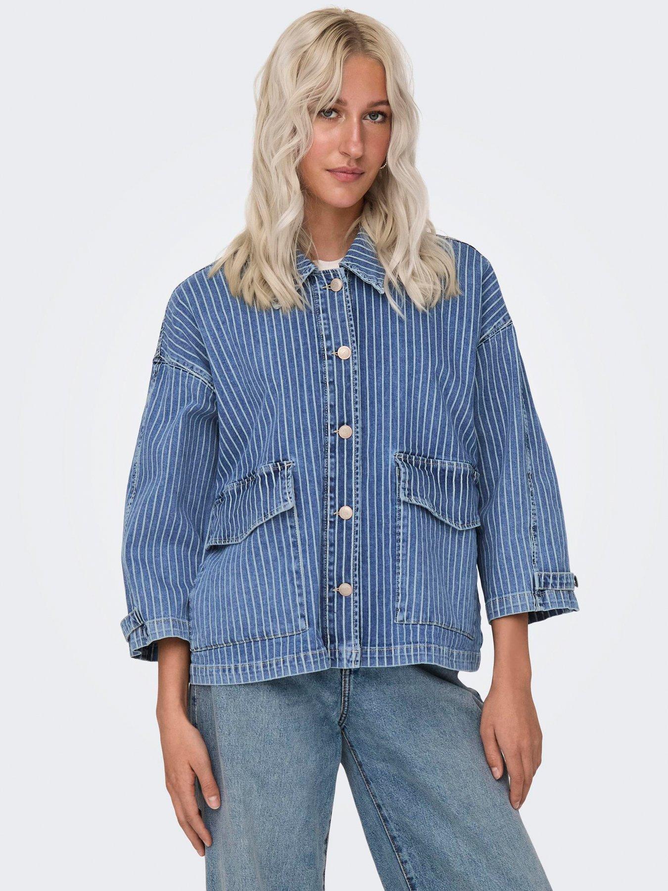 only-stripe-denim-jacket-light-blue