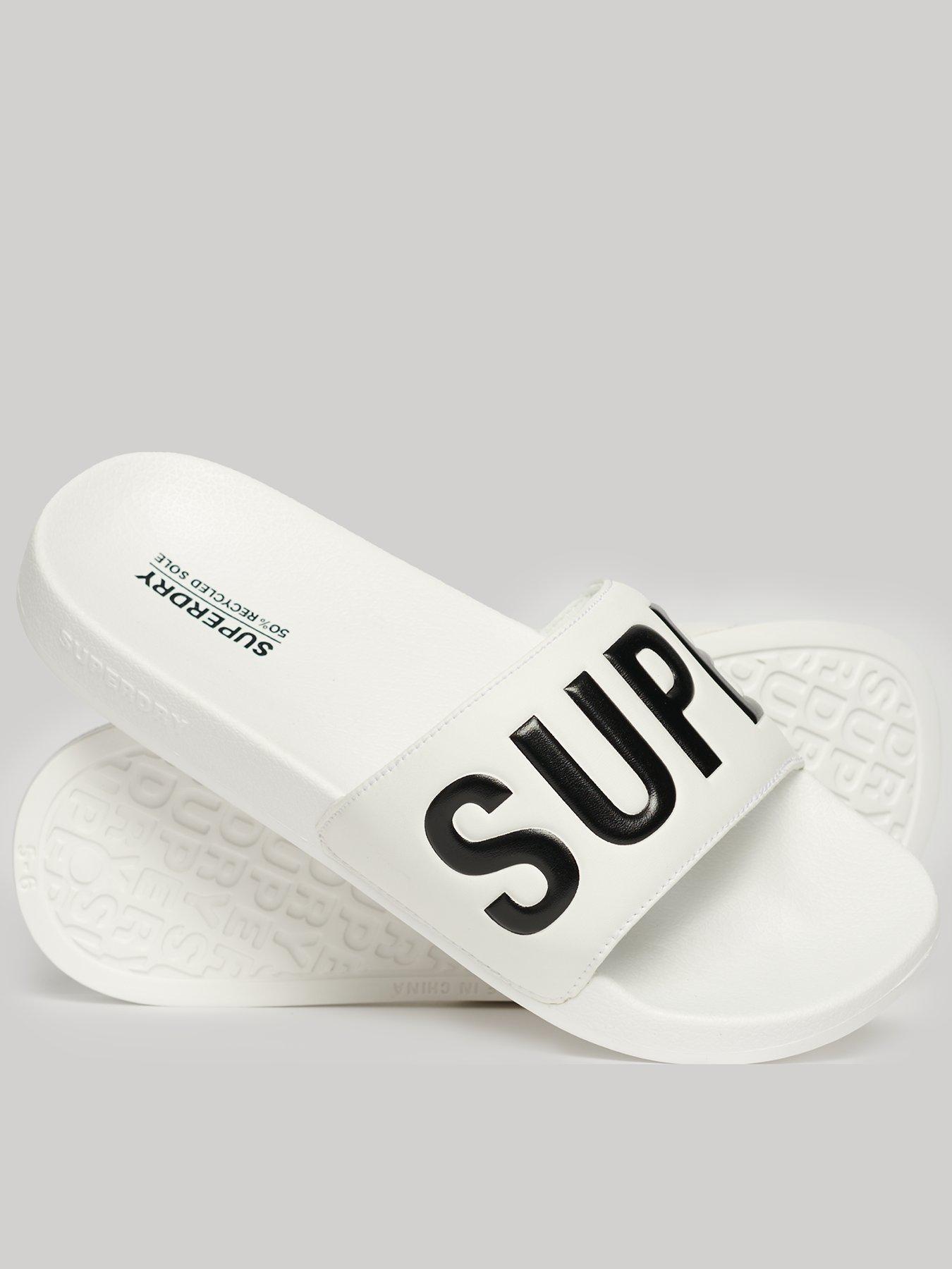 White hot sale pool sliders