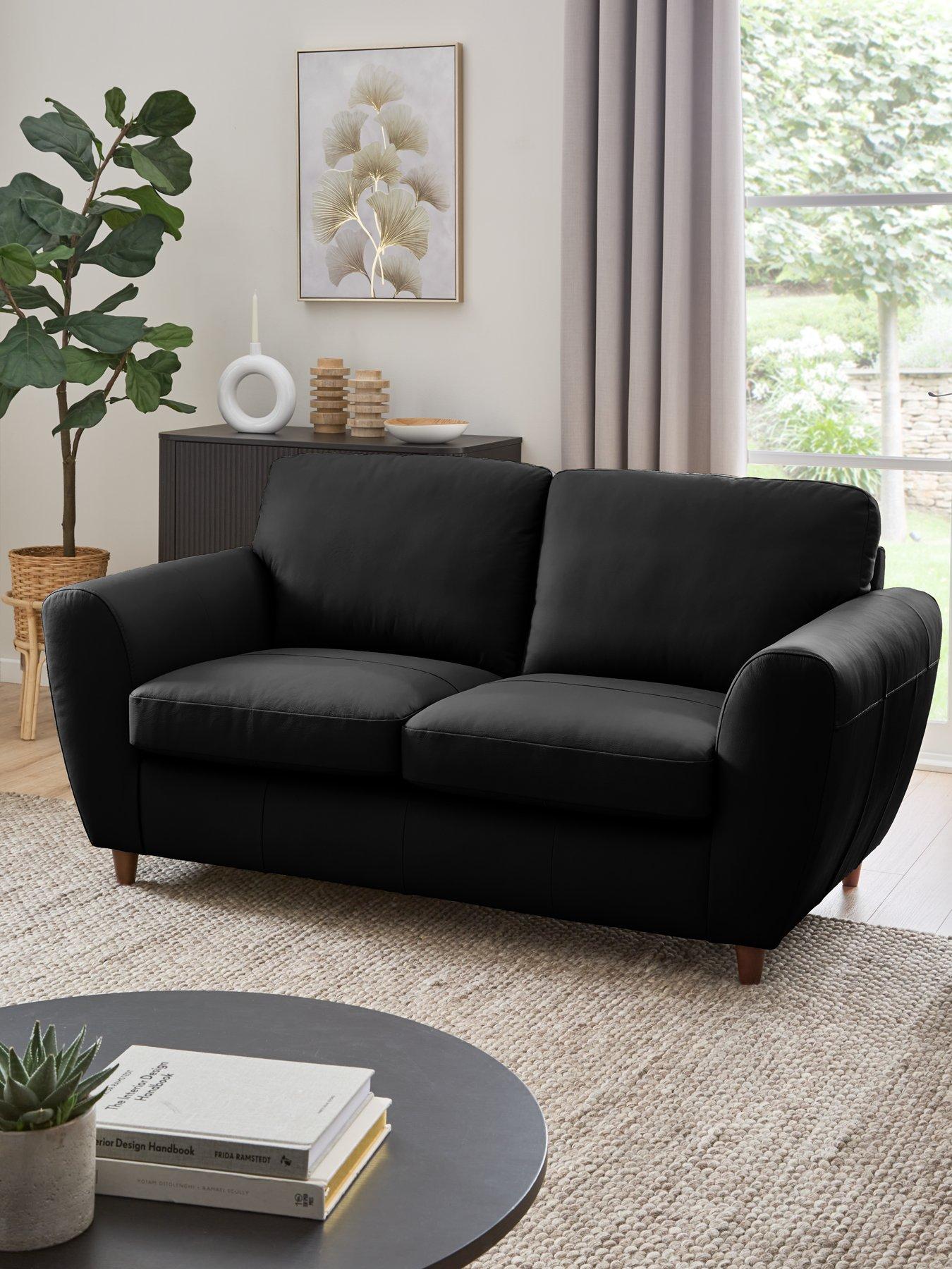 undefined Shay 2 Seater 100% Leather Standard Back Sofa