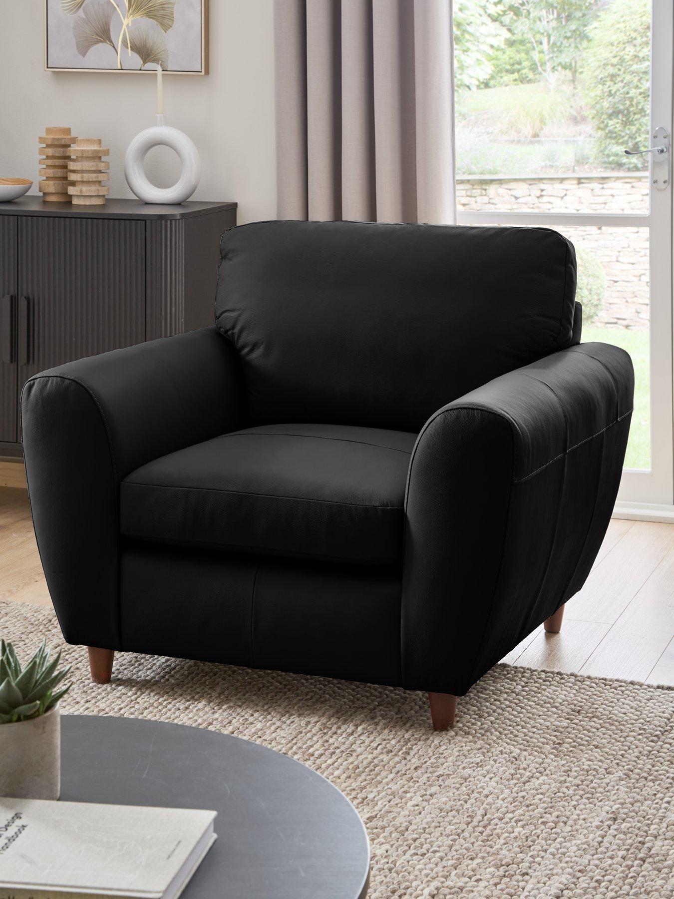 undefined Shay 100% Leather Armchair