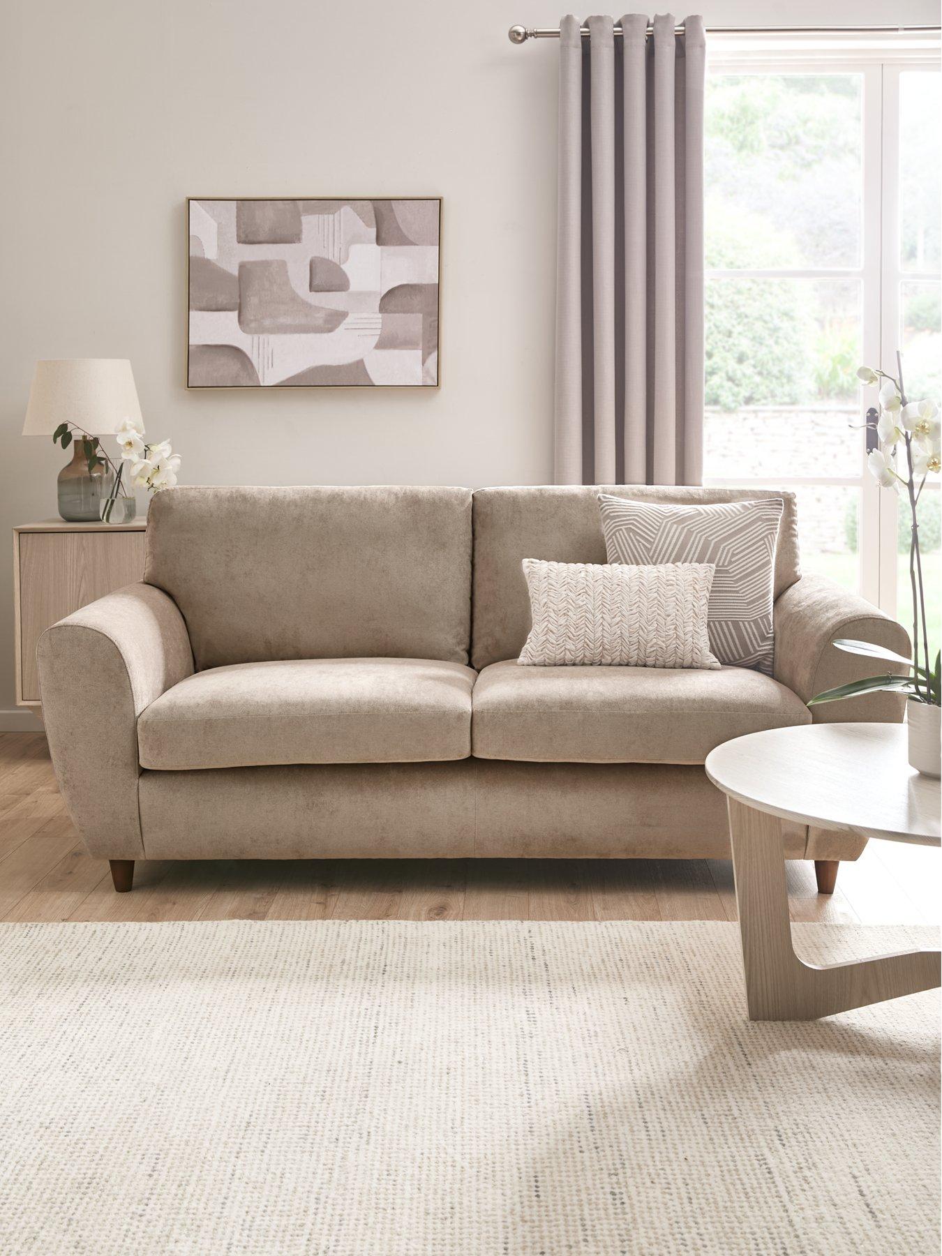 Product photograph of Very Home Shay 3 Seater Sofa Standard Back from very.co.uk