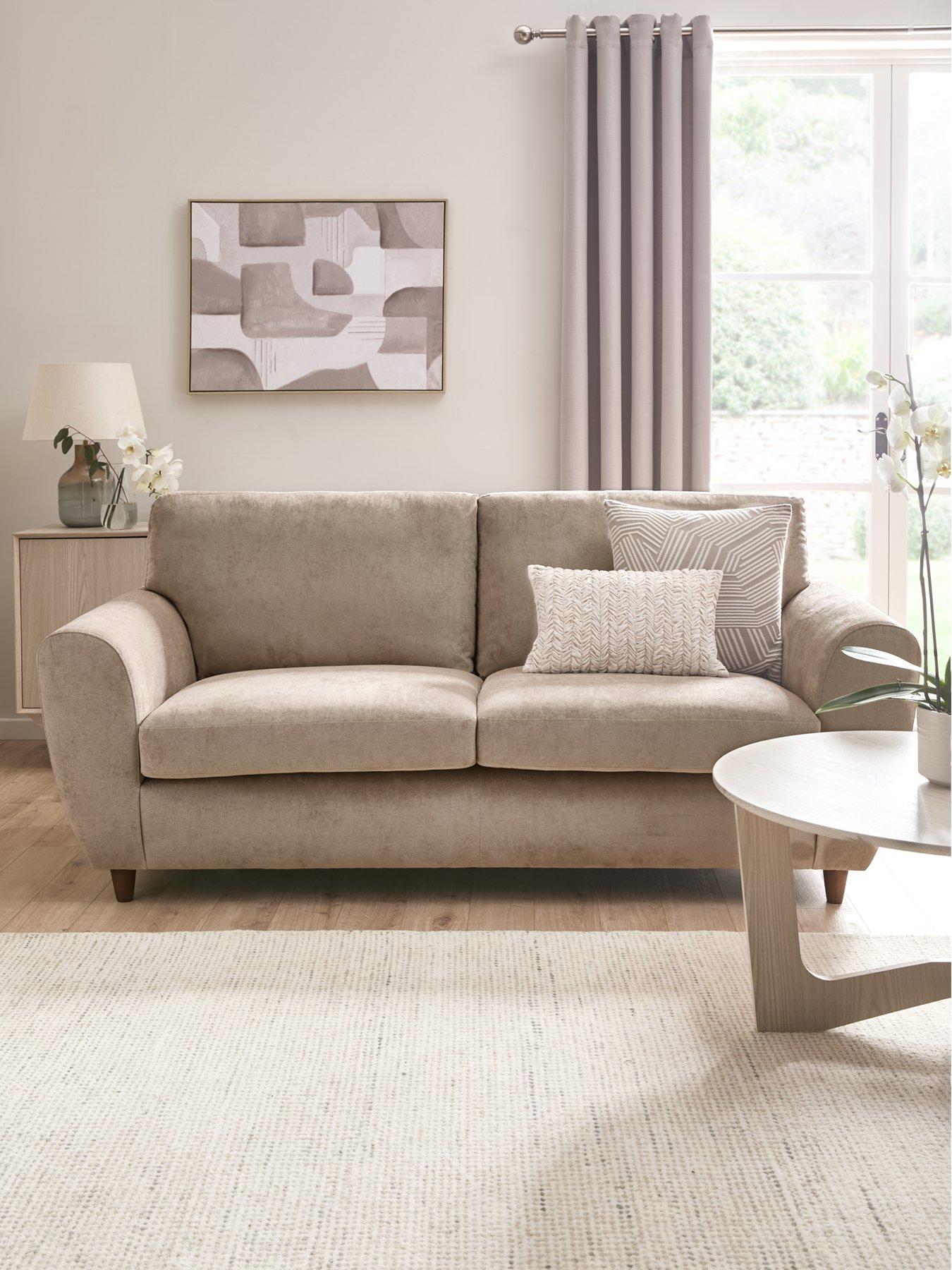undefined Shay 3 Seater Fabric Standard Back Sofa - FSC Certified