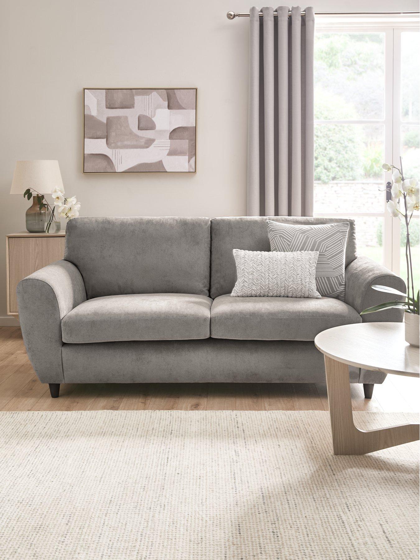 undefined Shay 3 Seater Fabric Standard Back Sofa - FSC Certified