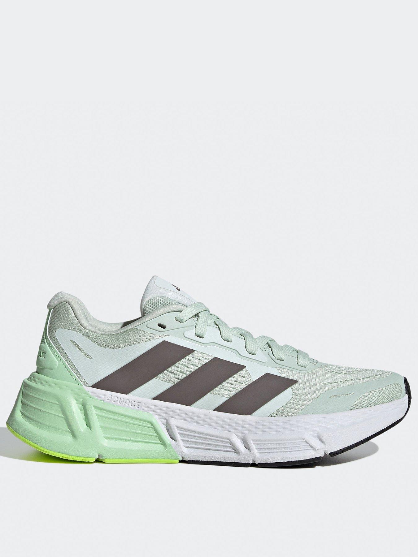 Green adidas hotsell trainers womens