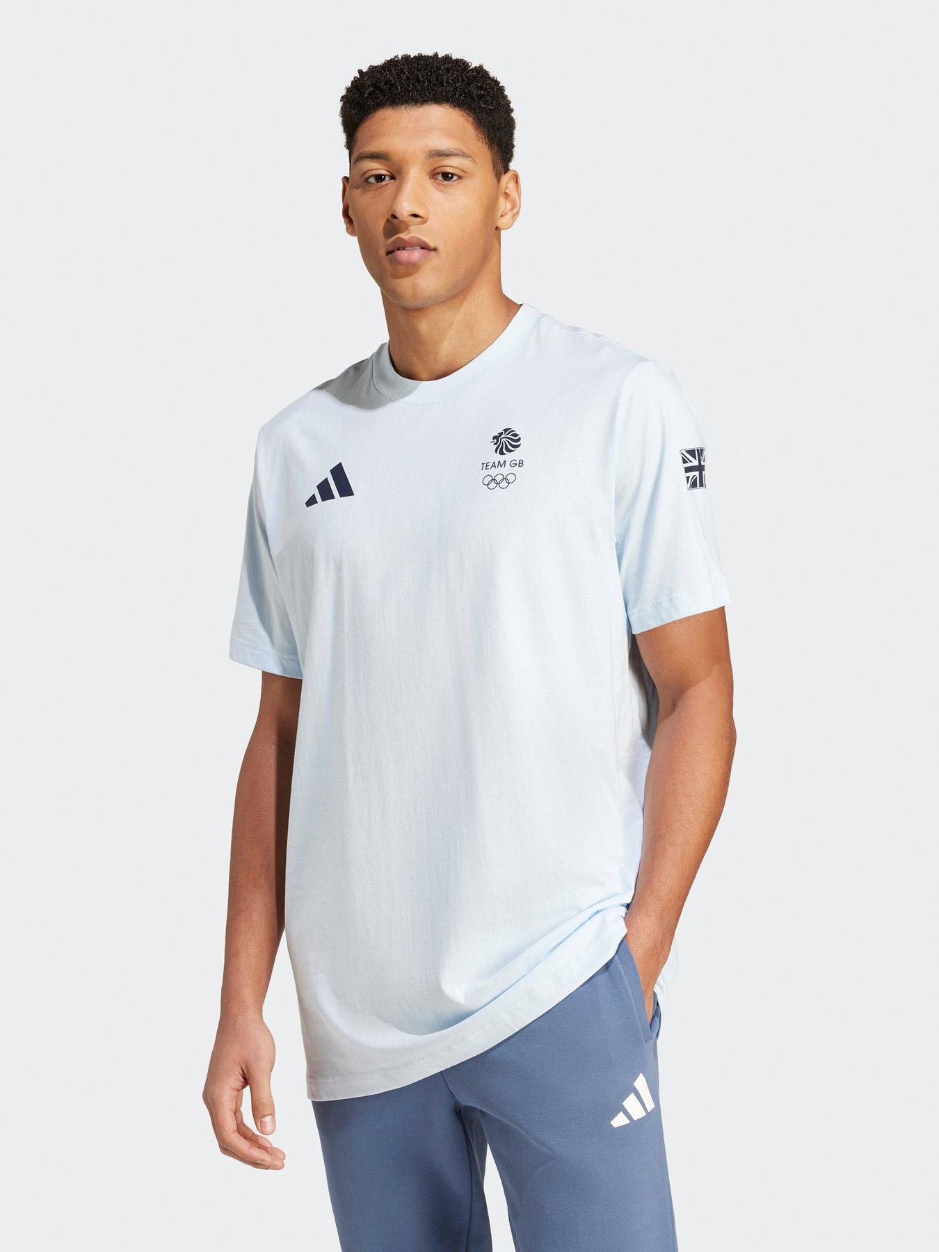 Image 1 of 5 of adidas Mens Team Gb Tee - Blue