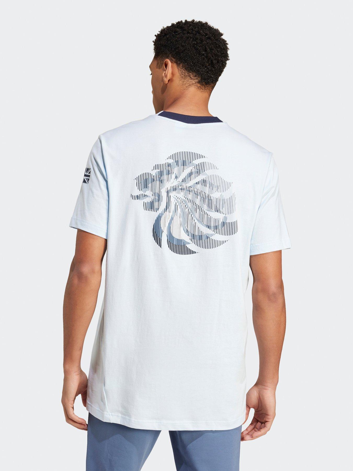 Image 2 of 5 of adidas Mens Team Gb Tee - Blue