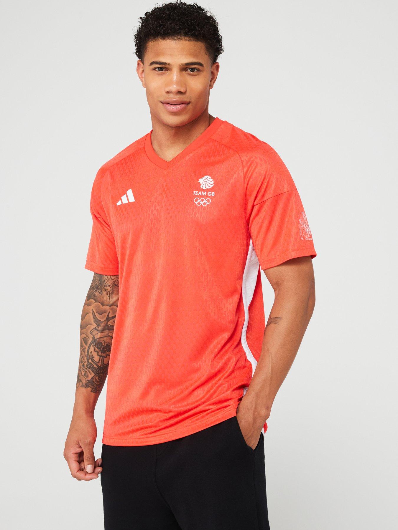 adidas: Mens Team Gb Football Jersey - Red