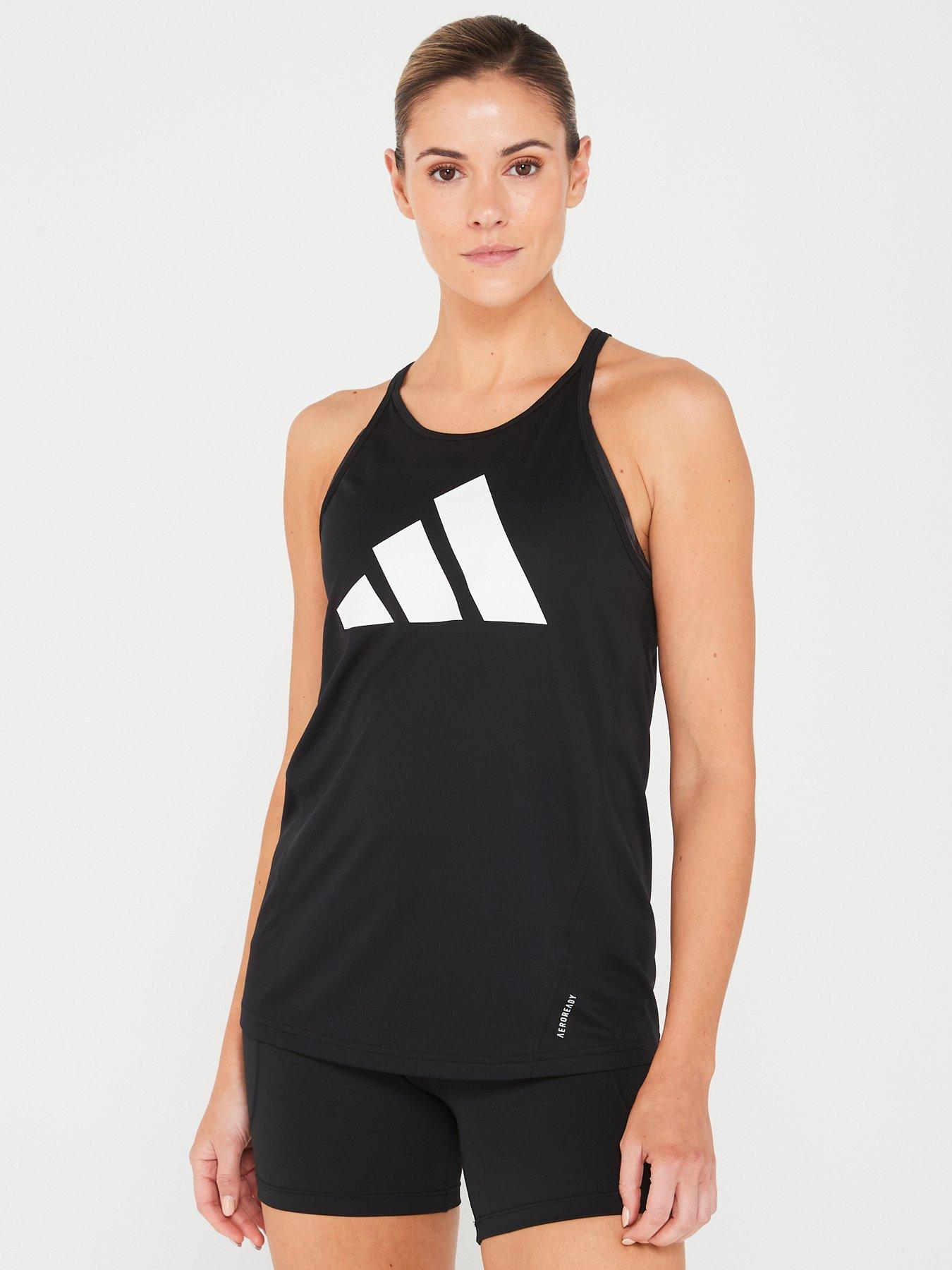 adidas Womens Running Run It Tank - Black