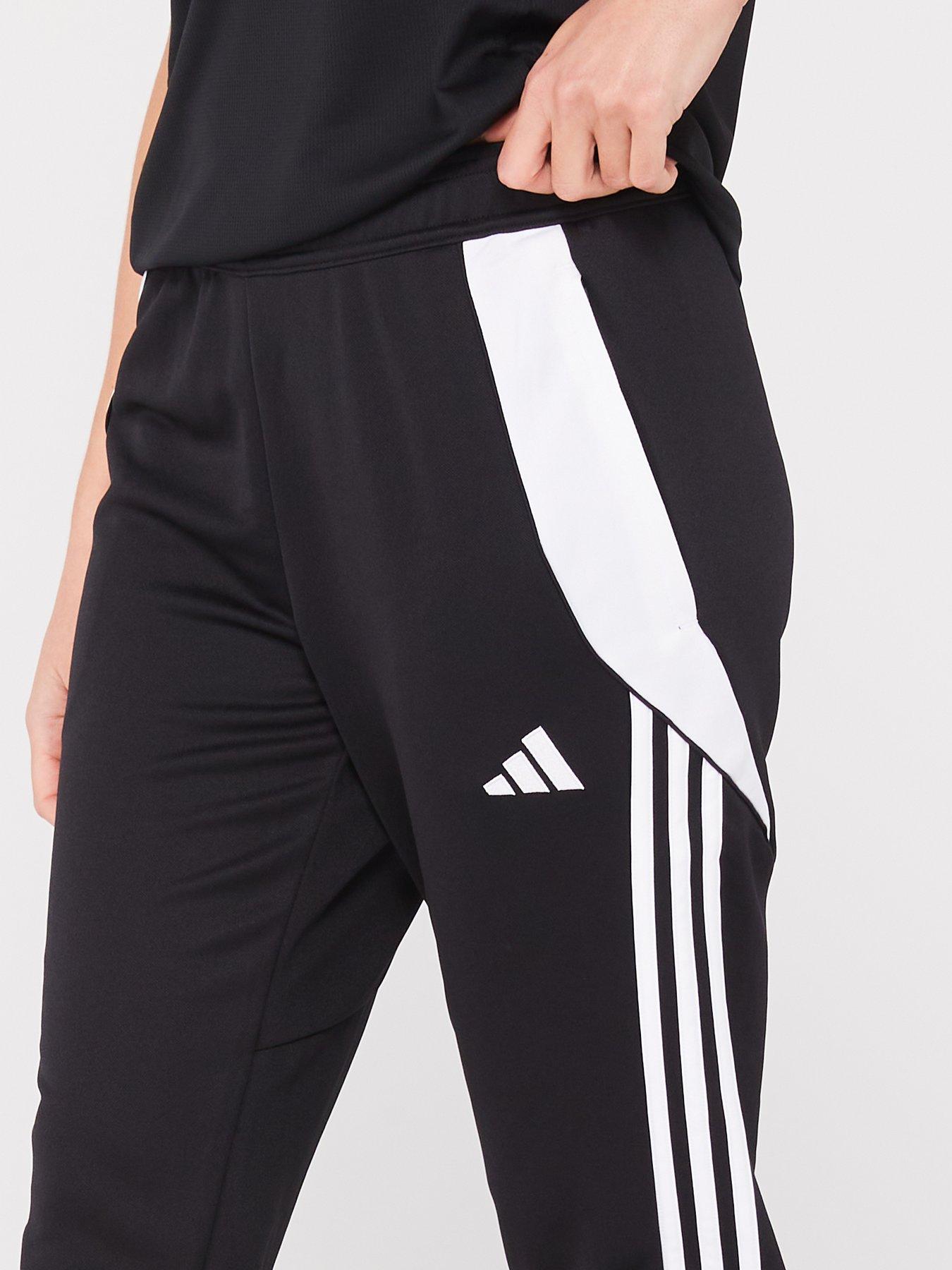 Adidas black and white pants womens on sale