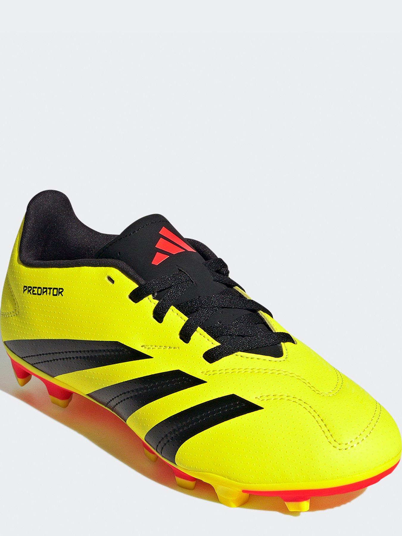 Yellow fashion predator football boots