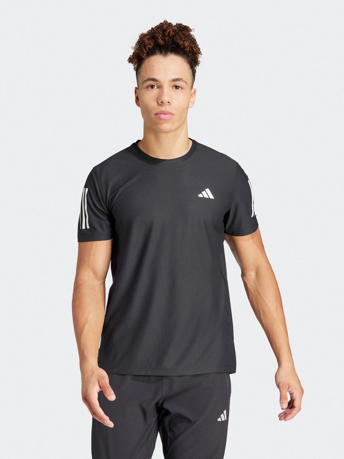 Image 1 of 5 of adidas Mens Own The Run Tee - Black