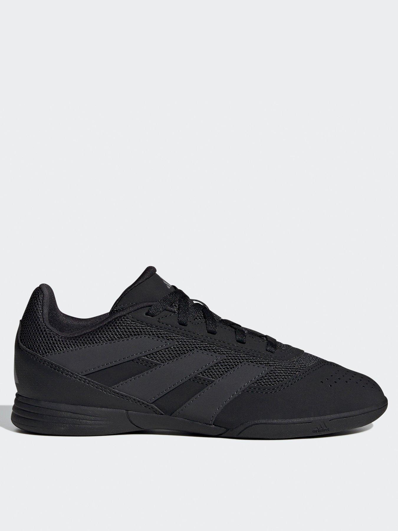 Adidas advantage clean black junior sales