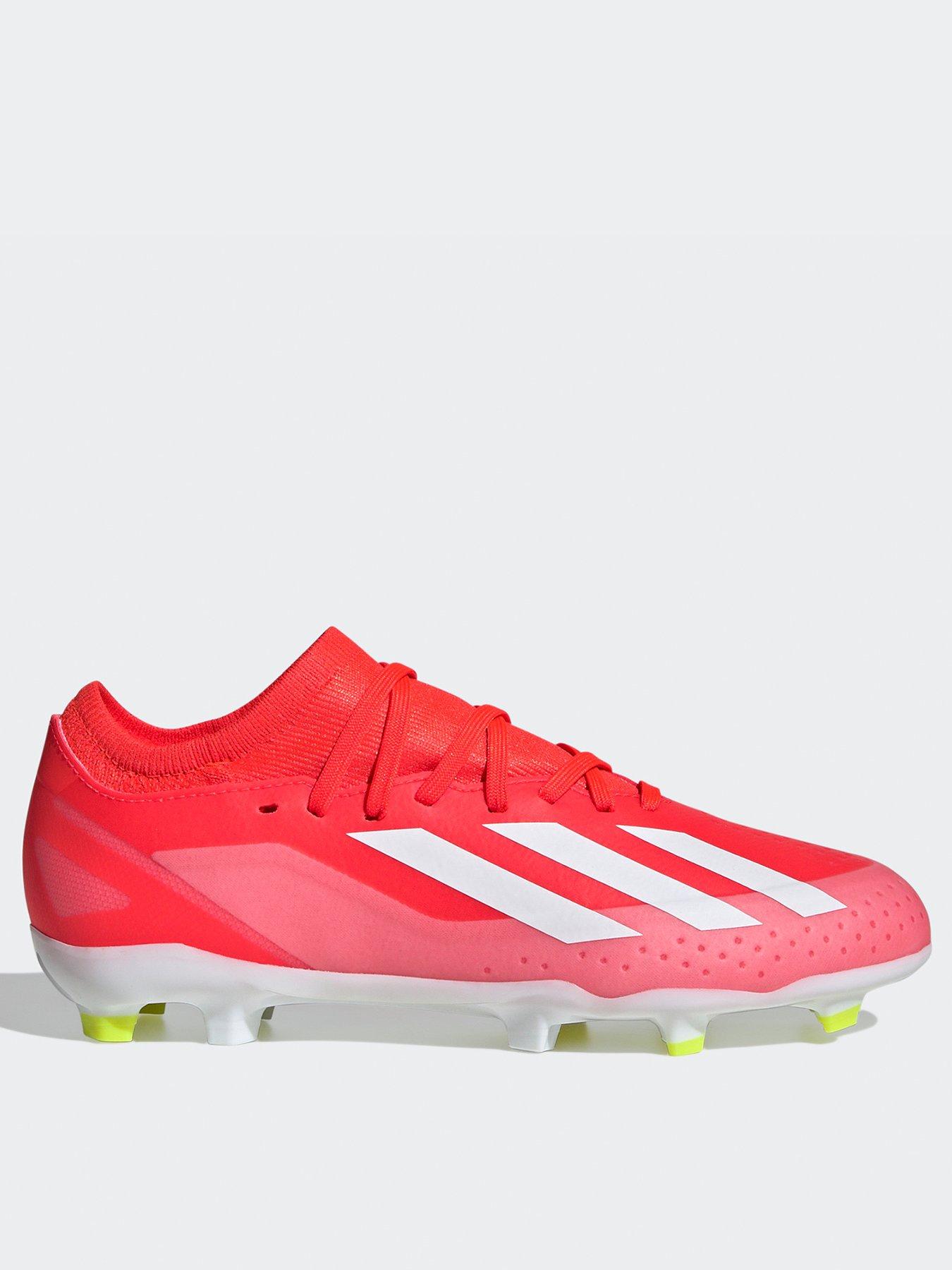 Pink junior football boots deals