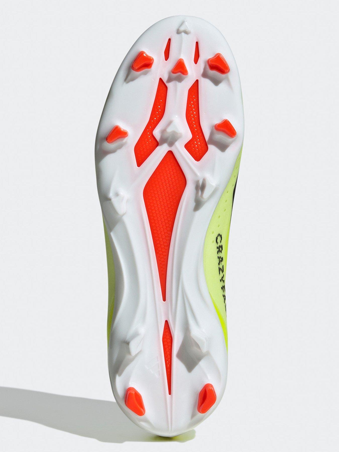 Image 5 of 6 of adidas Junior X Crazyfast League Laceless Firm Ground Boots - Yellow/Black/White