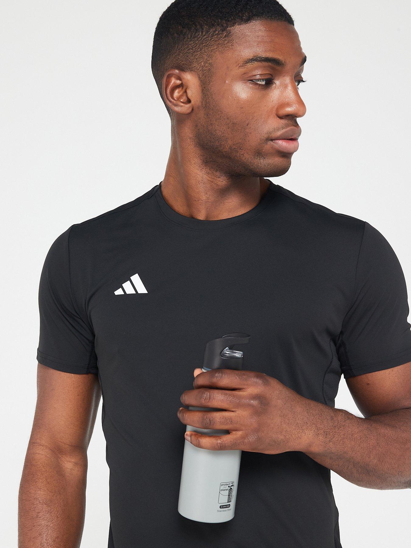 Image 4 of 6 of adidas Men's Running Adizero Tee - Black