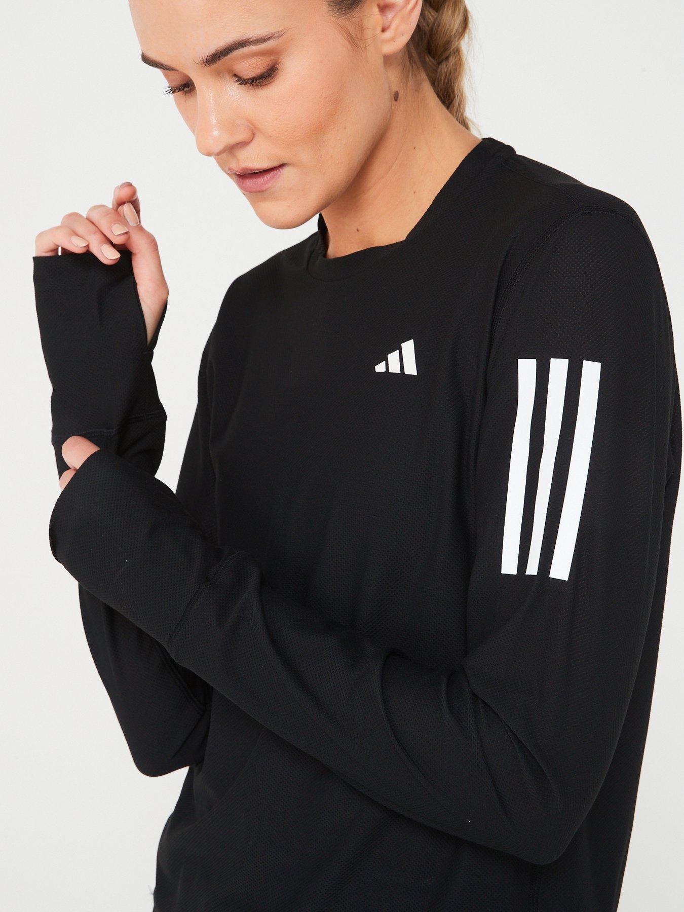 Image 4 of 6 of adidas Women's Running Own The Run Long Sleeve Tee - Black