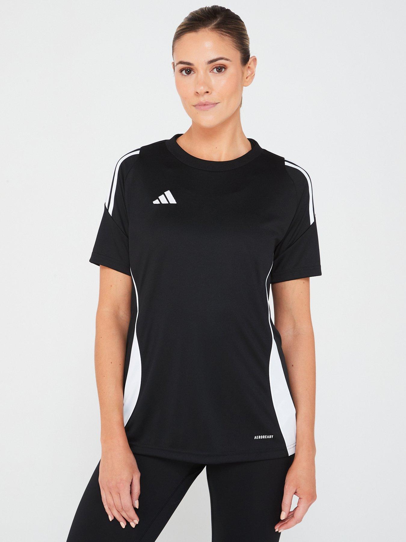 adidas Womens Tiro 24 Jersey -black/white Very