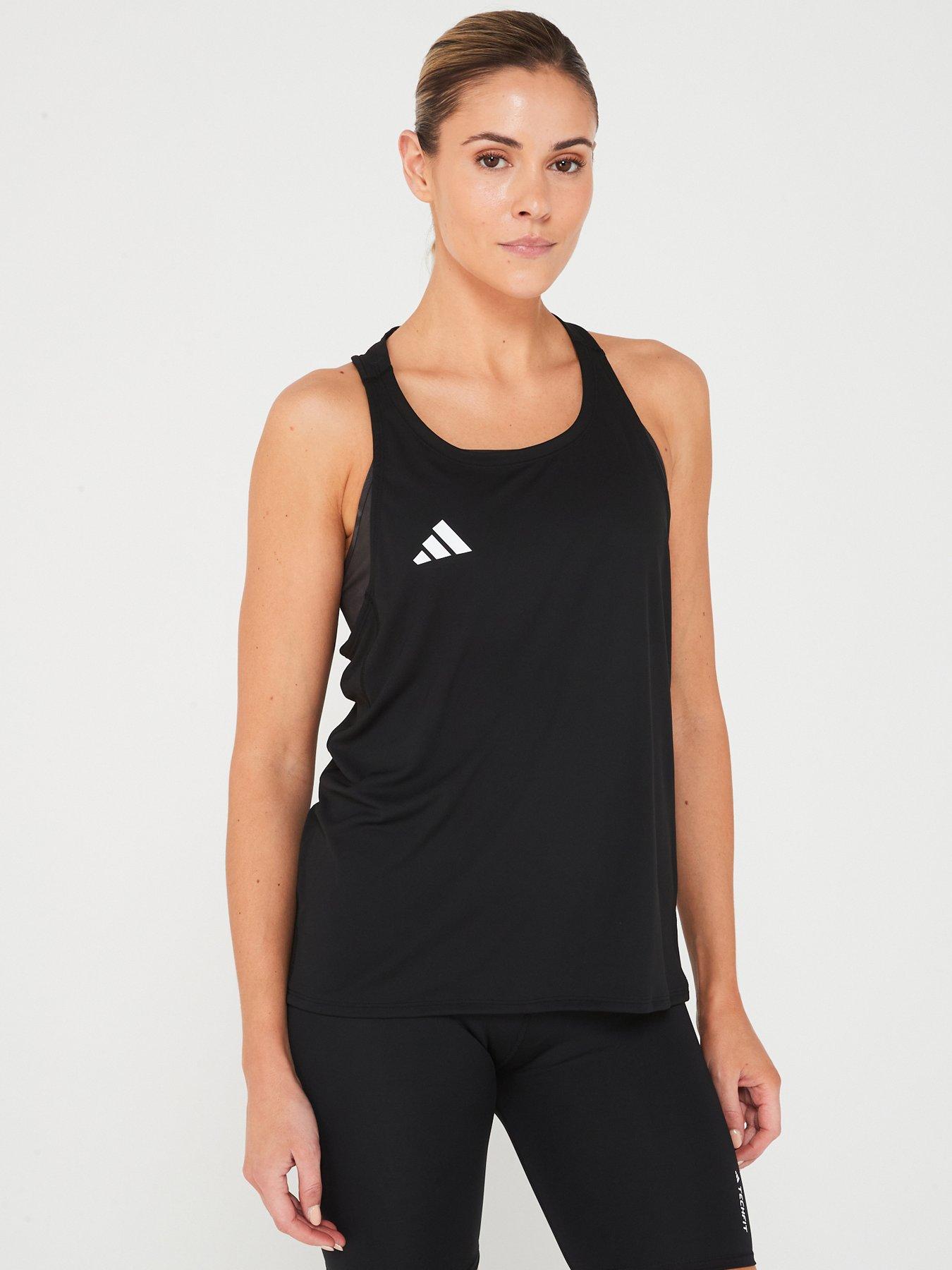 Image 1 of 4 of adidas Womens Running Adizero Tank - Black