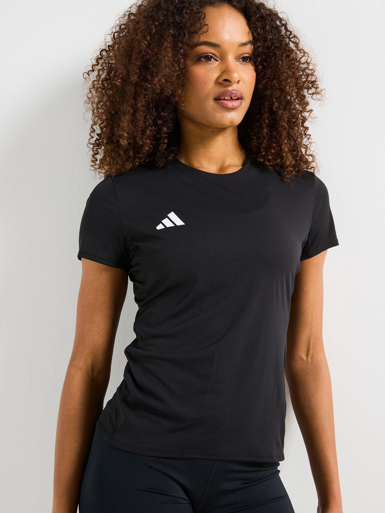 Adidas Women'S Running Adizero Tee - Black