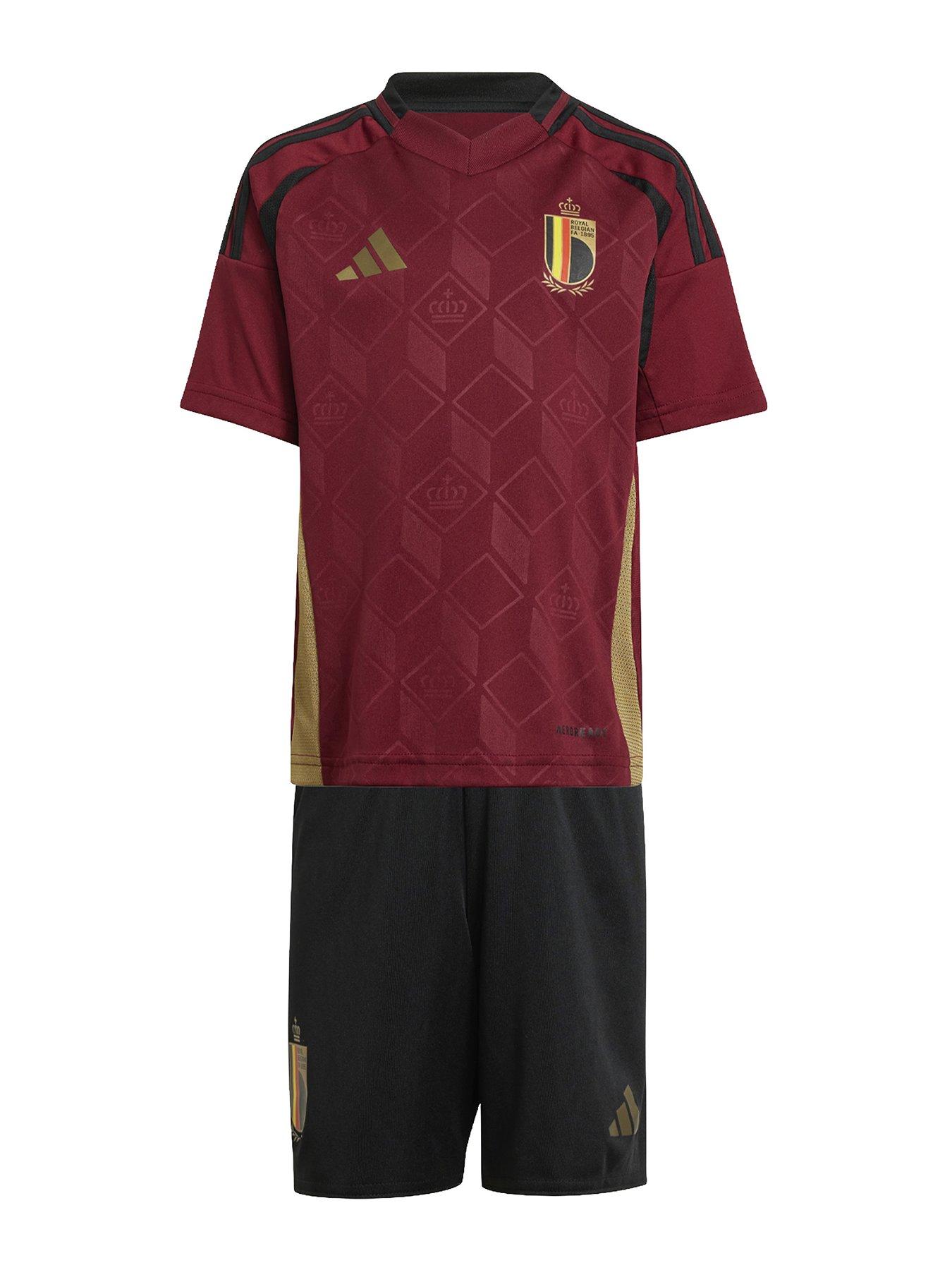 adidas Belgium Home Mini Kit -burgundy Very