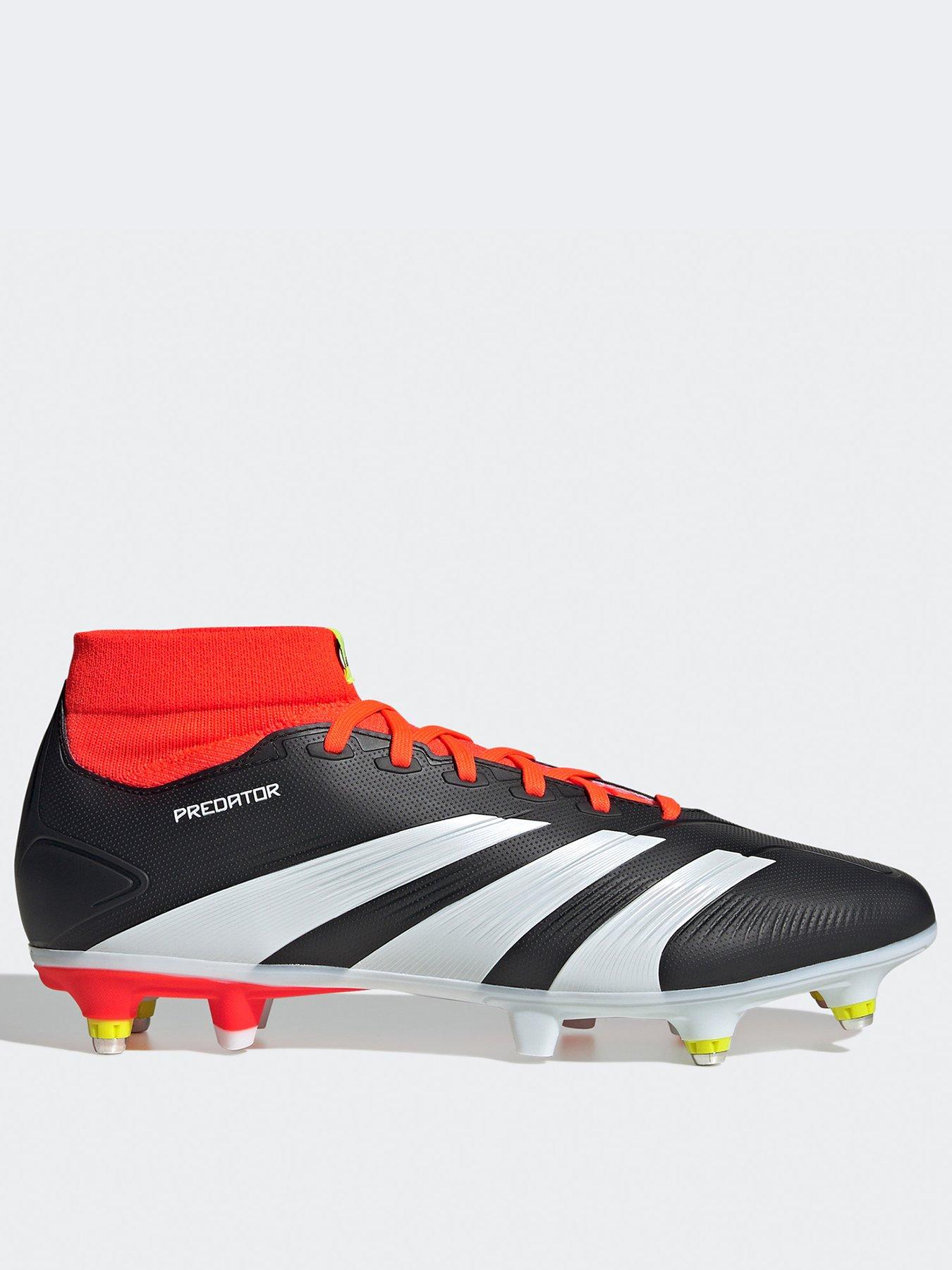 adidas Mens Predator 24 League Soft Ground Football Boot - Black