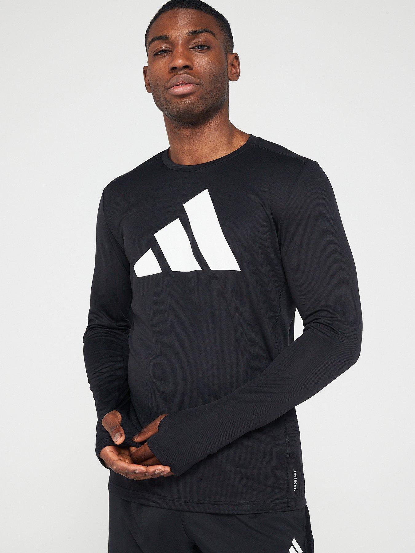 Adidas running t store shirt full sleeve