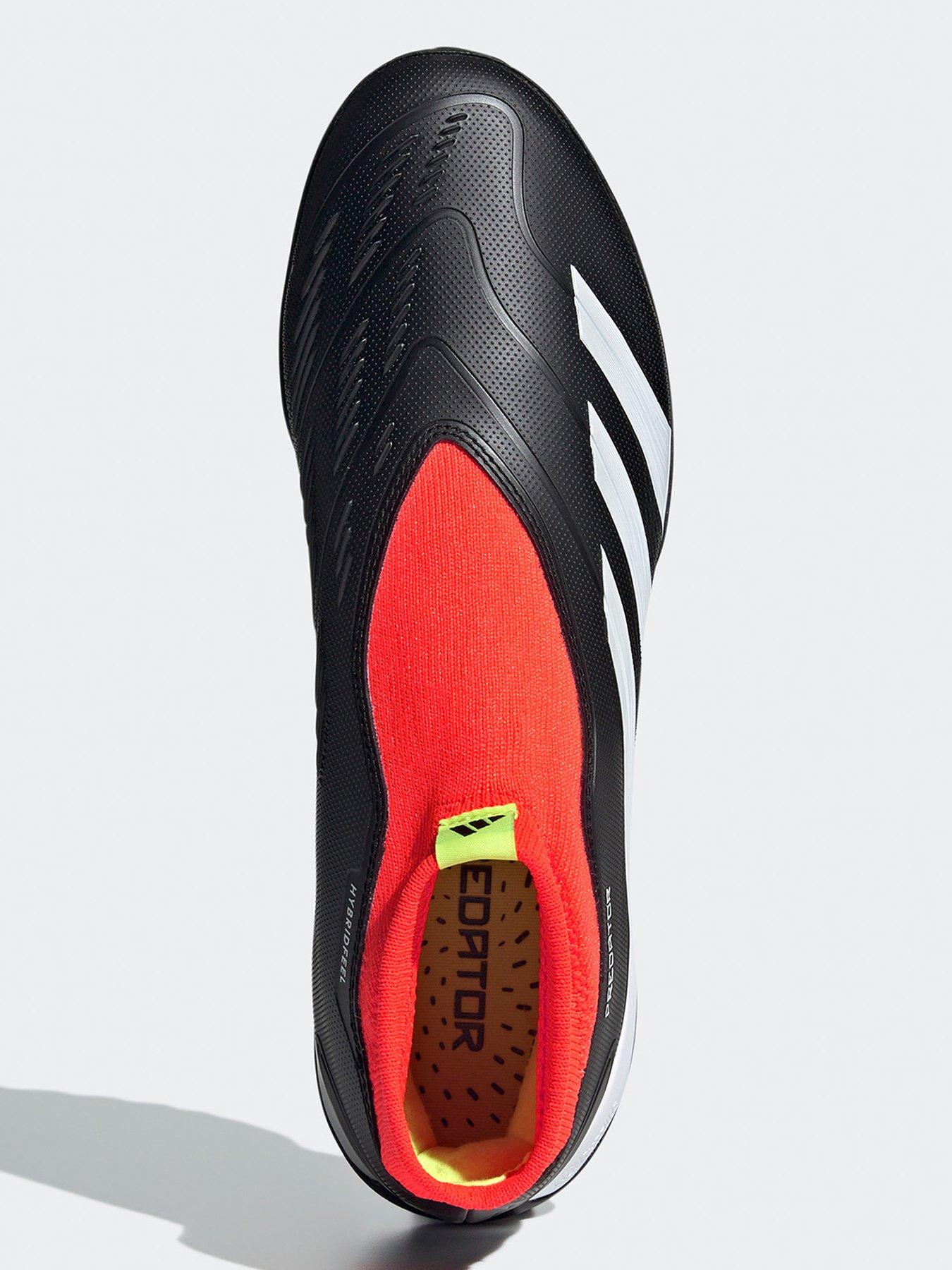 Image 4 of 6 of adidas Men's Predator 24 League Laceless Turf Football Boots&nbsp;- Black/White