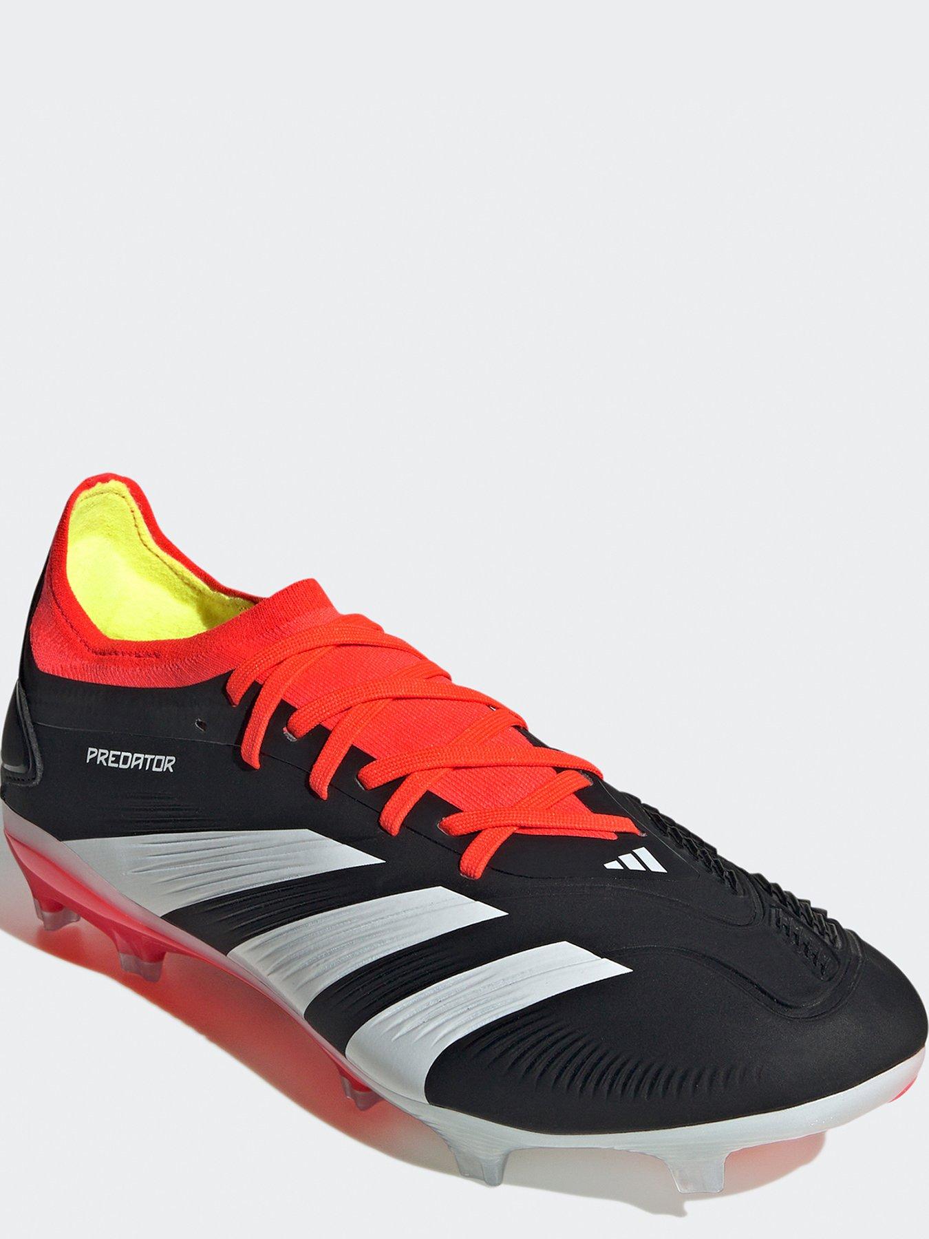 adidas Men s Predator 24 Pro Firm Ground Football Boots Black White Very