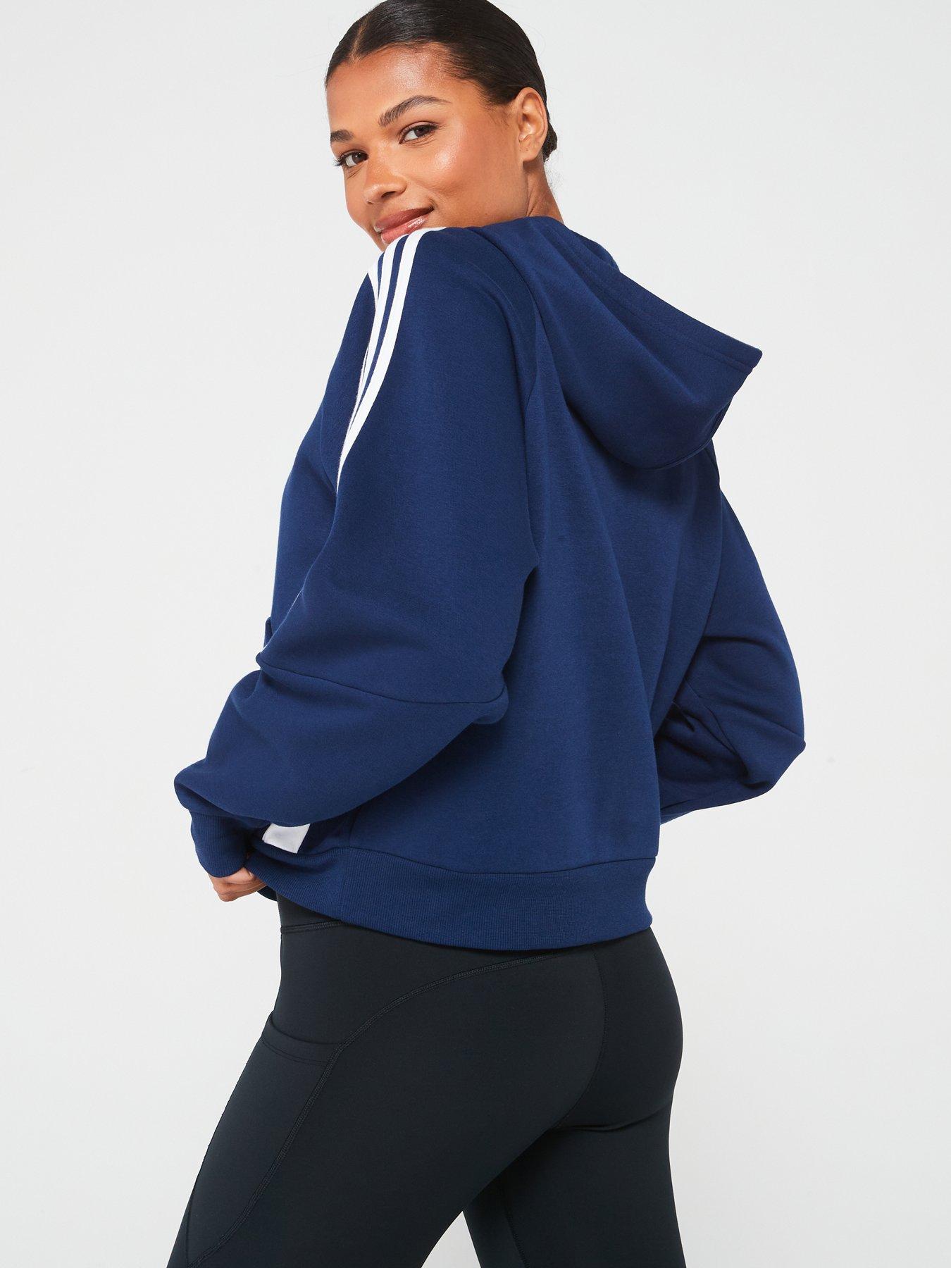 Womens navy adidas hoodie hotsell