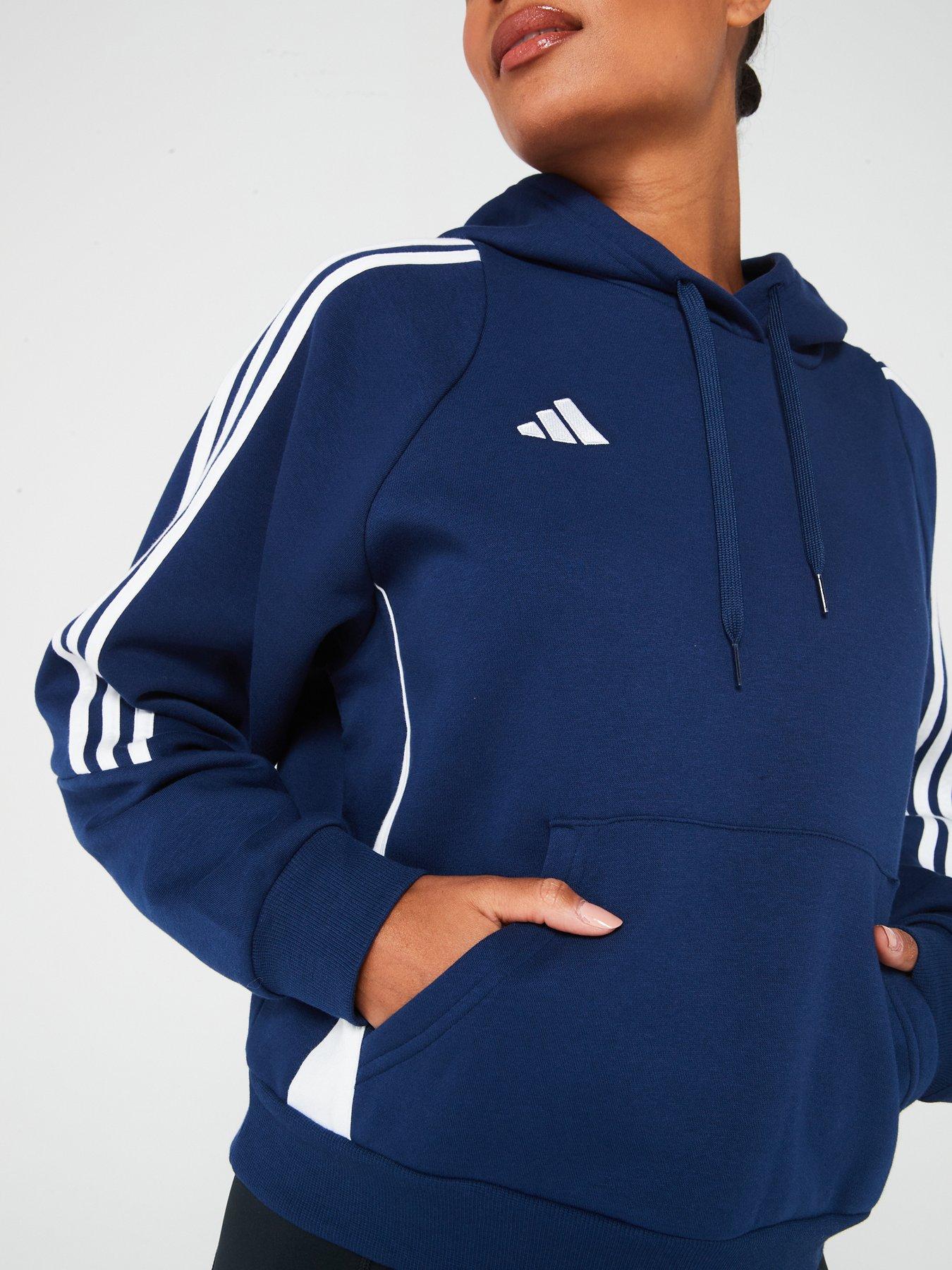 adidas Womens Tiro 24 Training Hoodie -navy Very