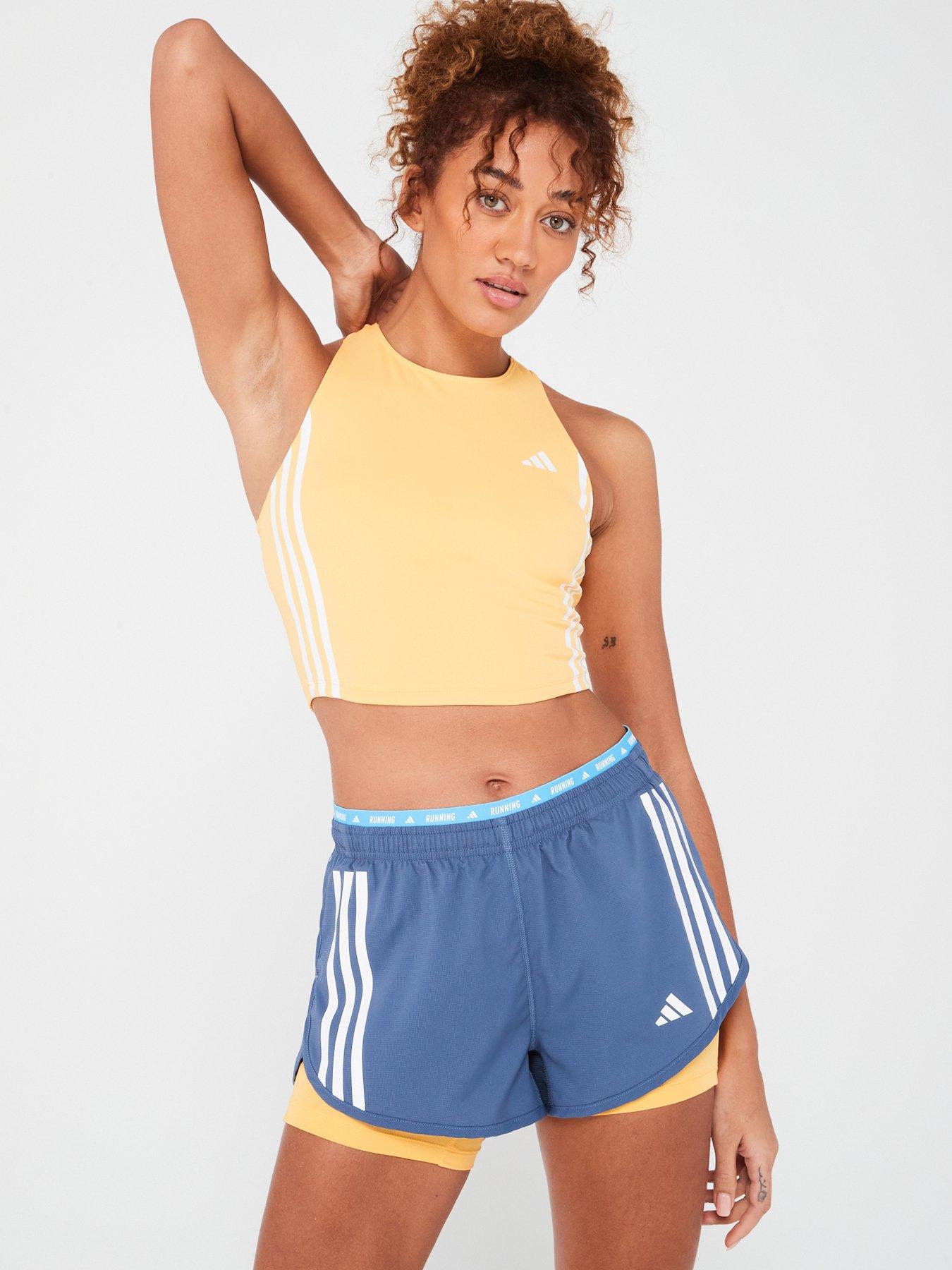 Orange adidas top womens online