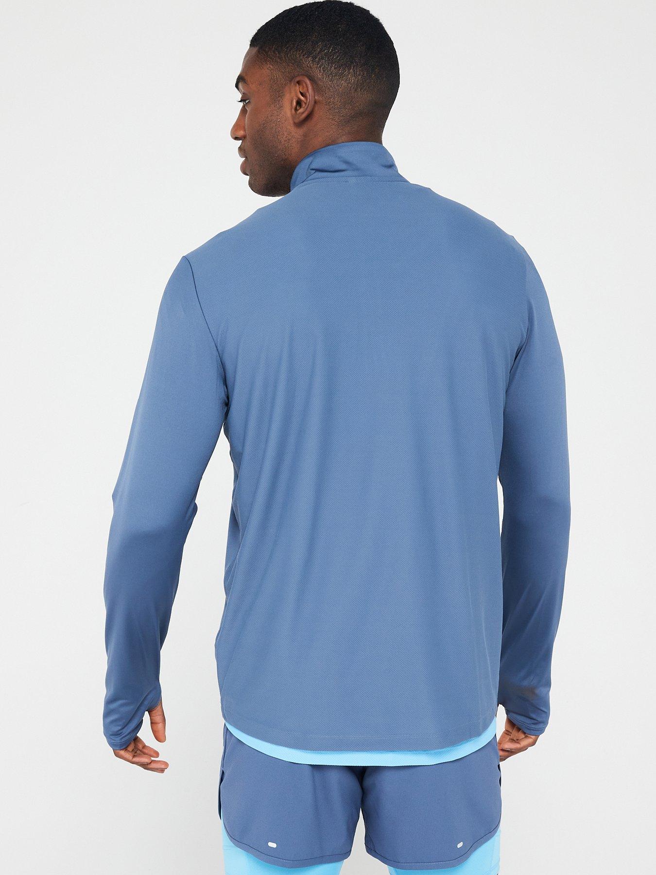 adidas Mens Running Own The Run Half Zip Navy Very